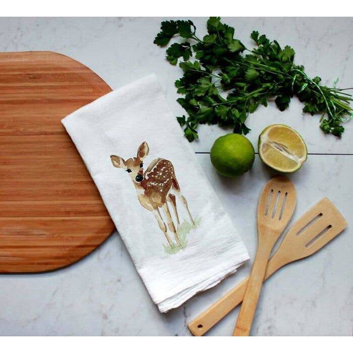 Closeout Farm Animal Watercolor Flour Sack Tea Towels-Rabbits, cows, horse, chicken、mySite、g9winljtr