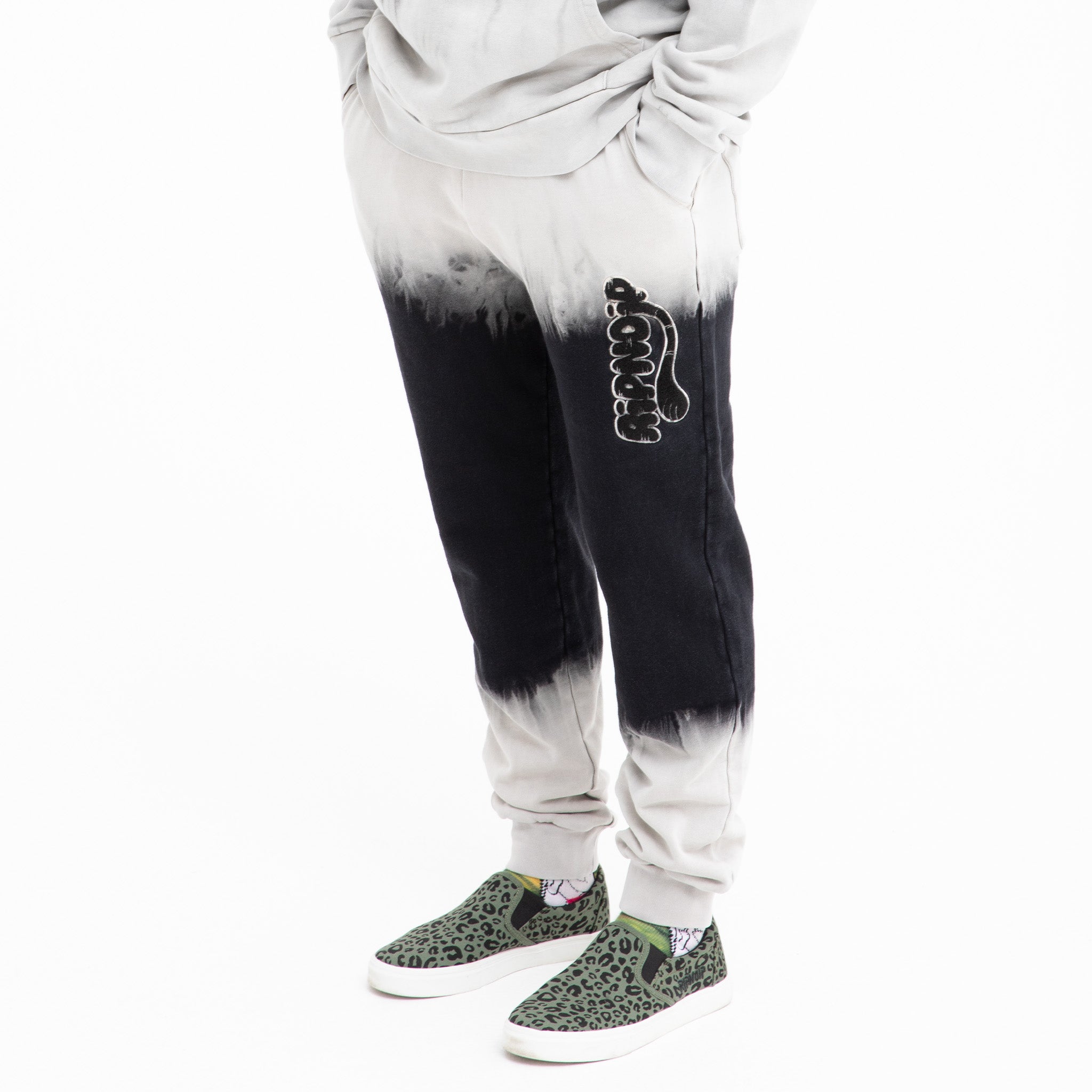  Ripntail Sweatpants (Tan/Black Stripe Dye)、mySite、merchandisen