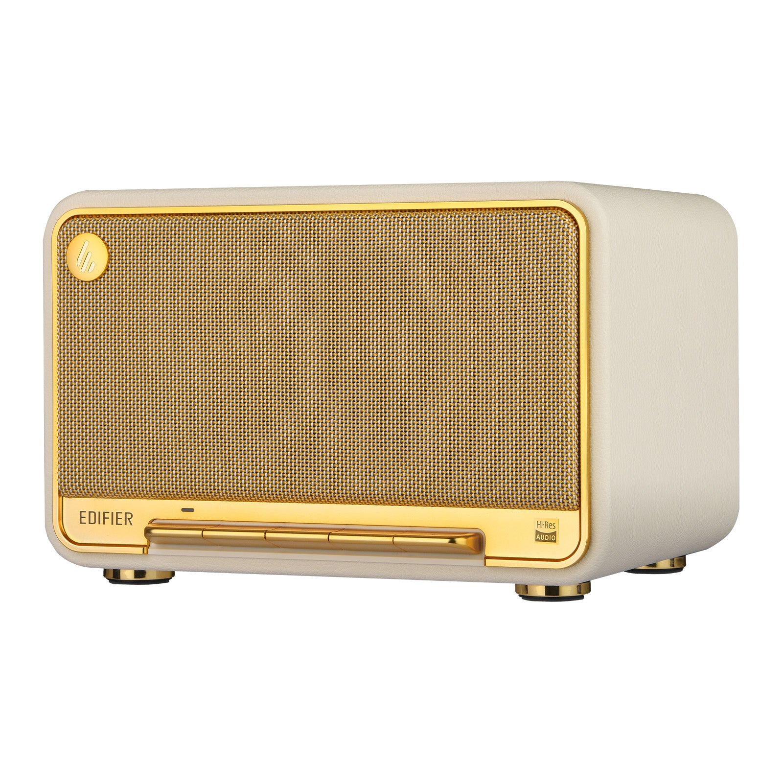 Edifier Tabletop Bluetooth Speakers Portable Wireless Speaker Wi-Fi Bluetooth Compatible AirPlay2 (White)、mySite、camillekostekn