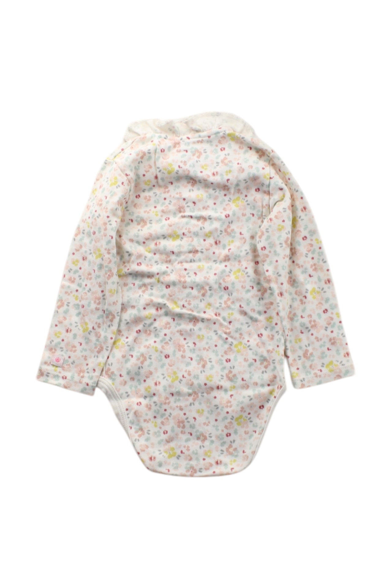 Petit Bateau Floral Long Sleeve Bodysuit - Size 12-18M、mySite、g9winljtr
