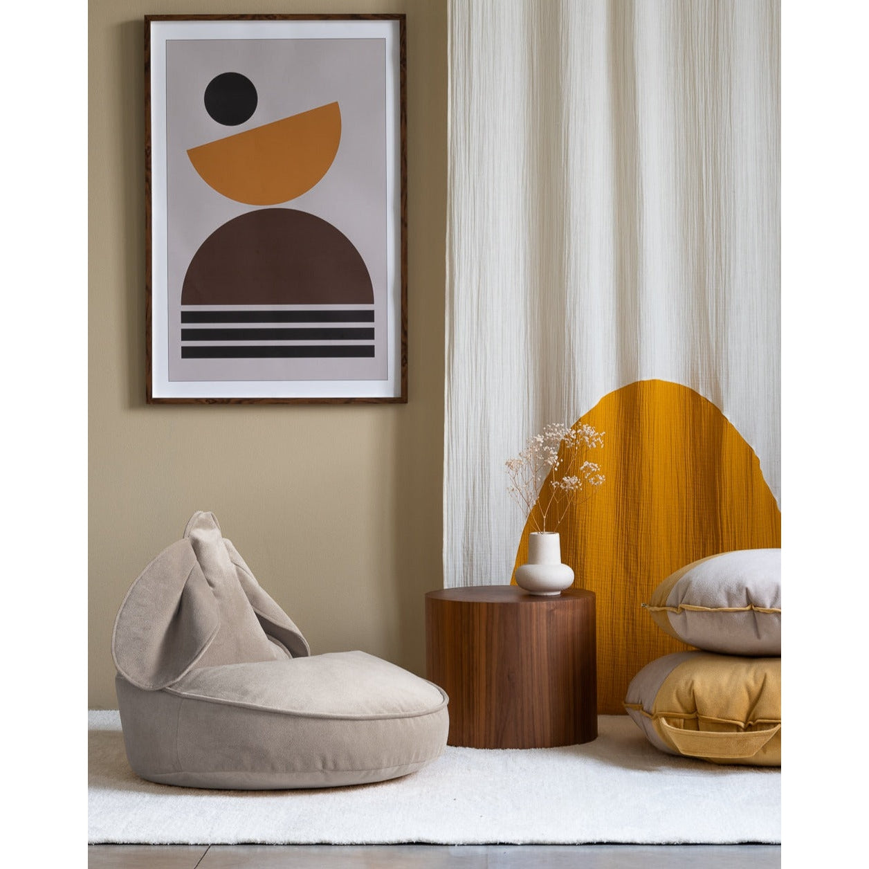 Dusty Beige Bunny Beanbag、mySite、gigharbornorthrealestate