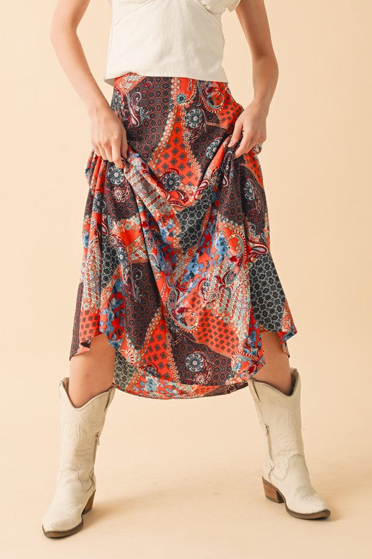  Aemi + Co Printed Maxi Skirt、mySite、justintrudeaud