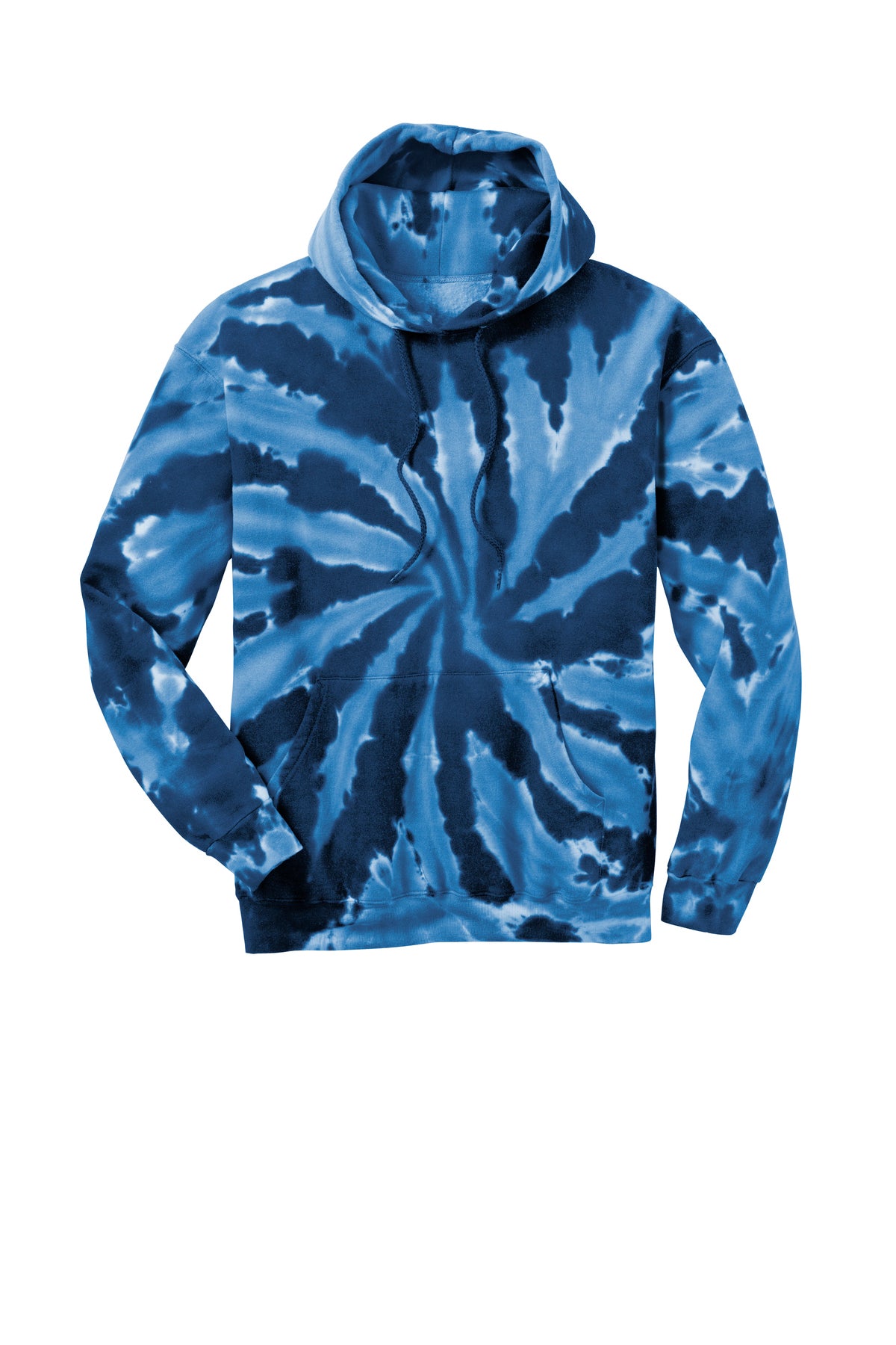 Port & Company Tie-Dye Hoody - Navy、mySite、noshort