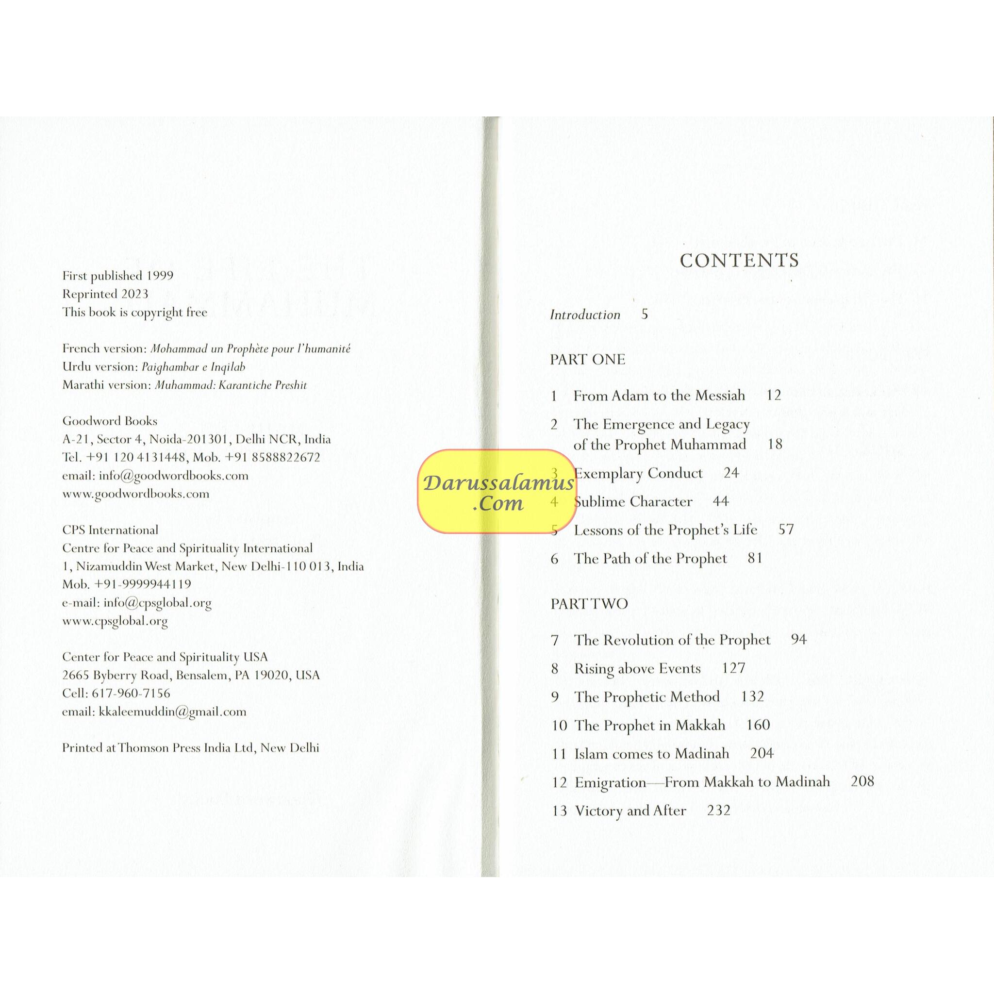 The Life Of Muhammad By Maulana Wahiduddin Khan、mySite、topwebapps