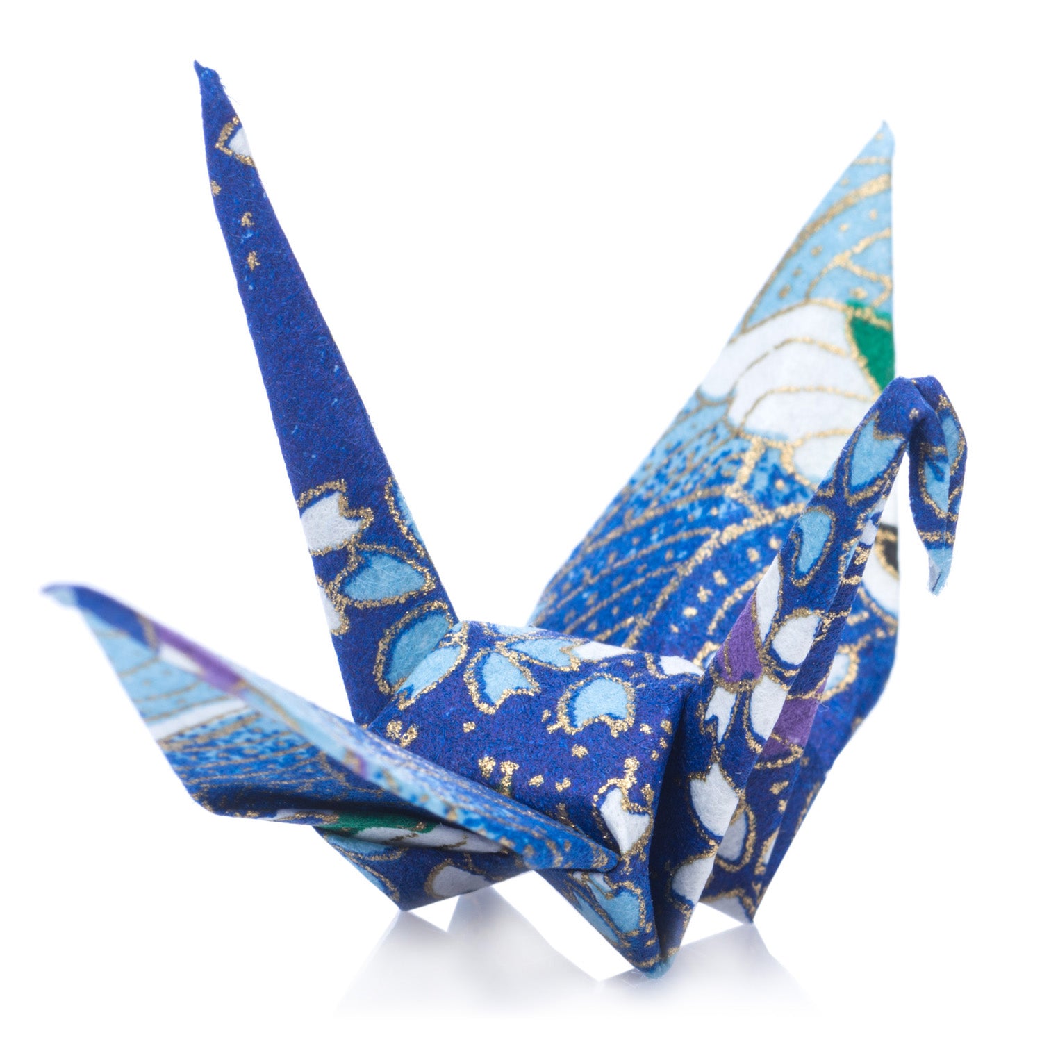 Blue Japanese Origami Cranes - Pack of 10、mySite、topwebapps