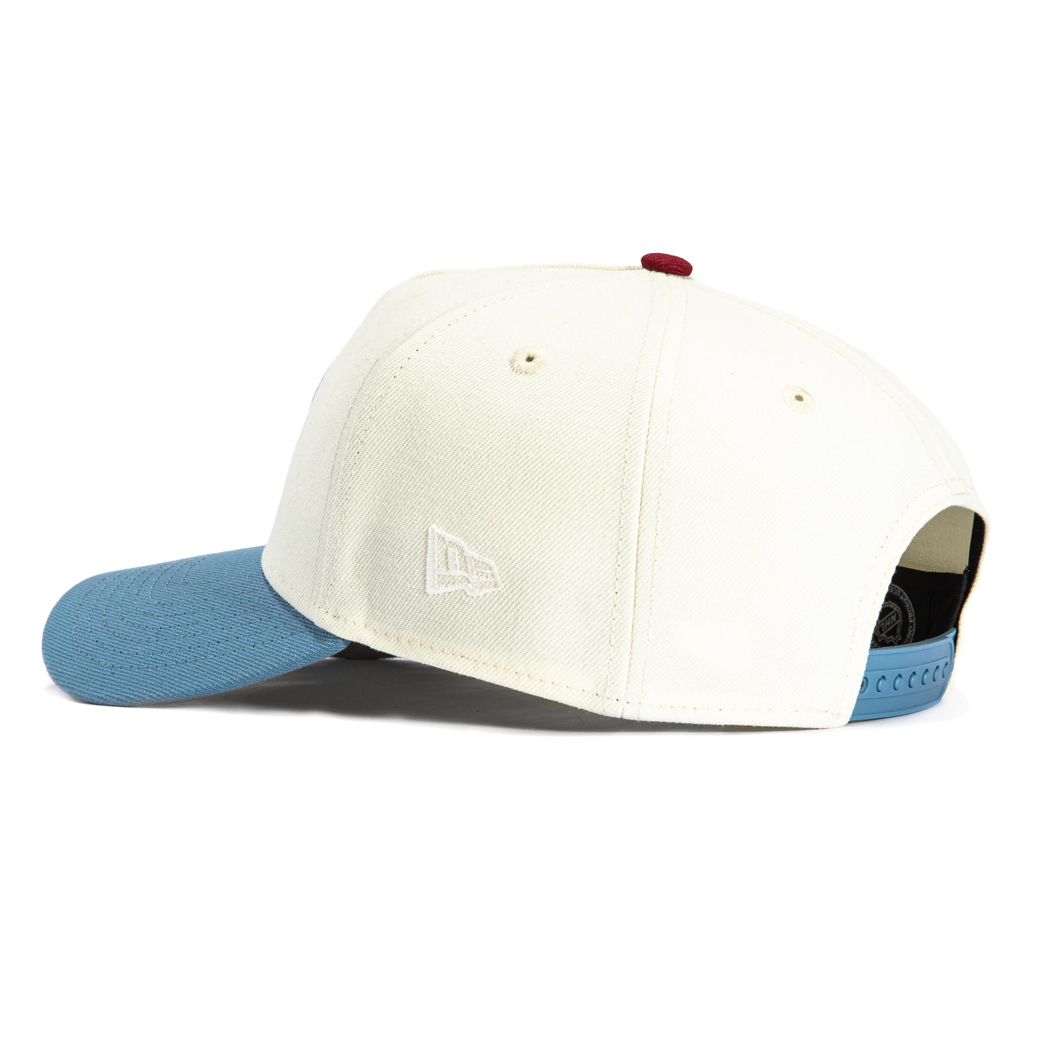 New Era 9Forty A-Frame White Dome Colorado Avalanche Snapback Hat - White, Indigo、mySite、vikingsvslions