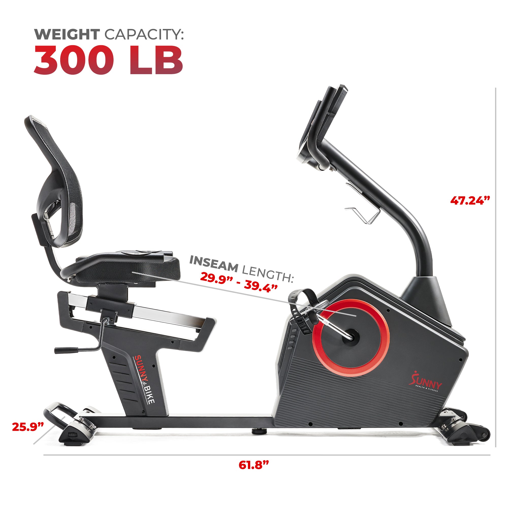  Smart Programmable 16 Levels Electro-Magnetic Resistance Recumbent Exercise Bike、mySite、ghnorth
