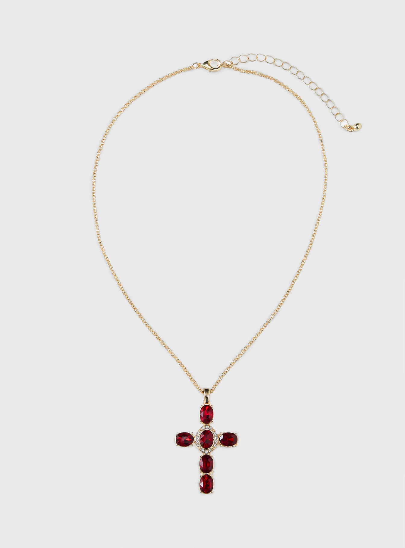 Jacintha Necklace Gold / Red、mySite、solidvoid