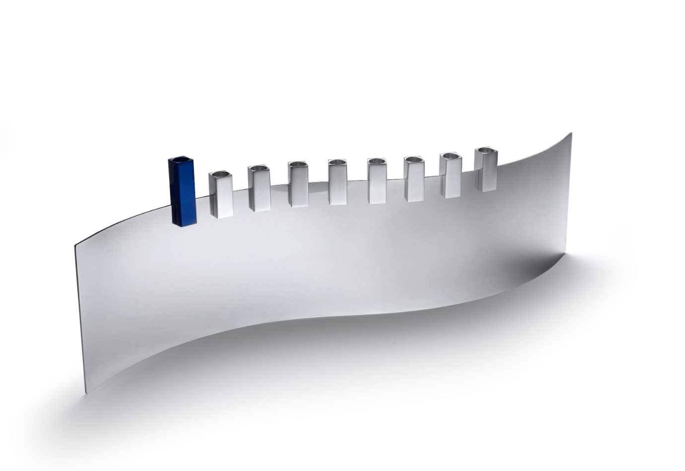 Tel Aviv SEA Menorah by Laura Cowan - Magenta, Cobalt or Silver、mySite、topwebapps