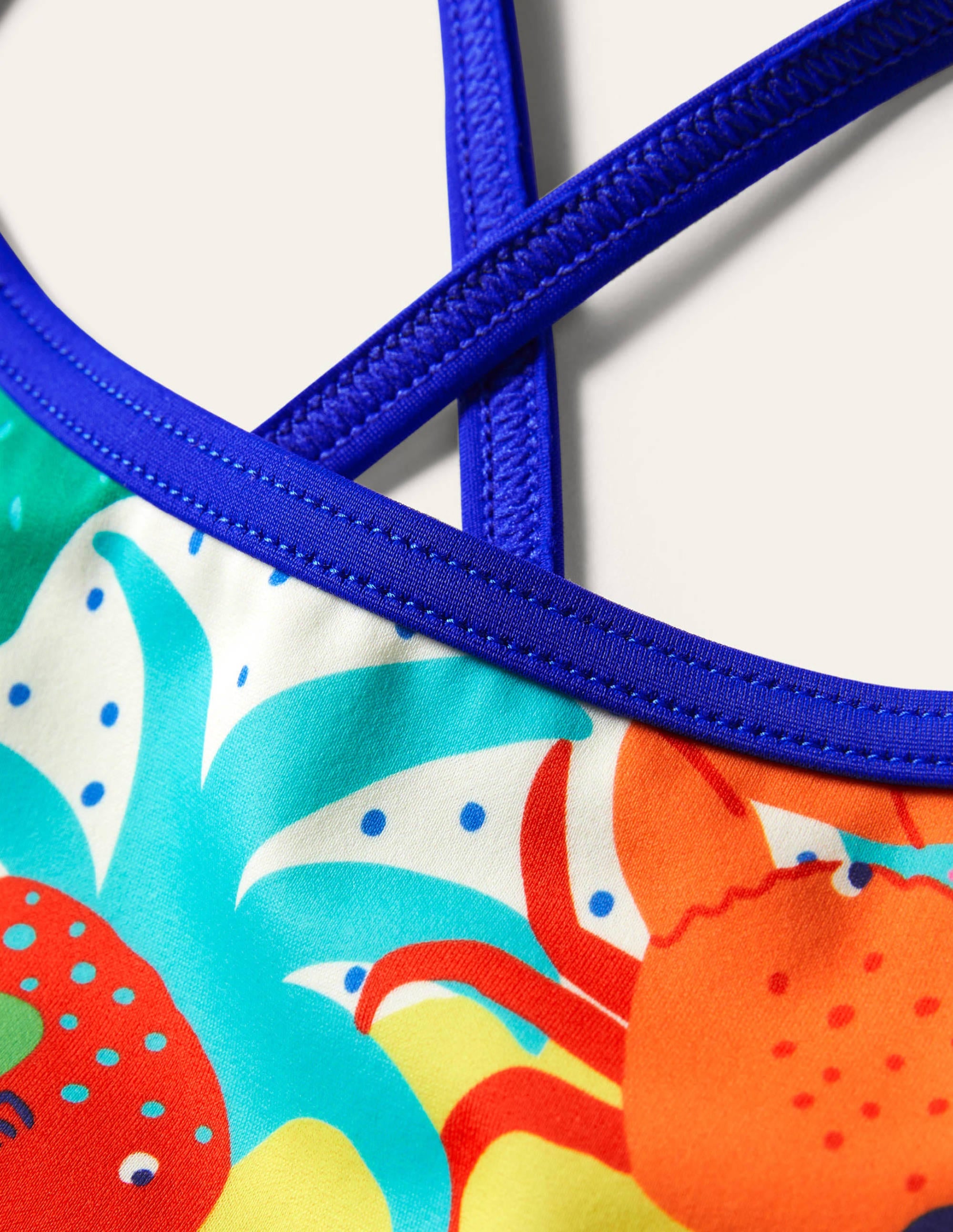  Patterned Bikini Top-Multi Rainbow Reef、mySite、ashleygrahame