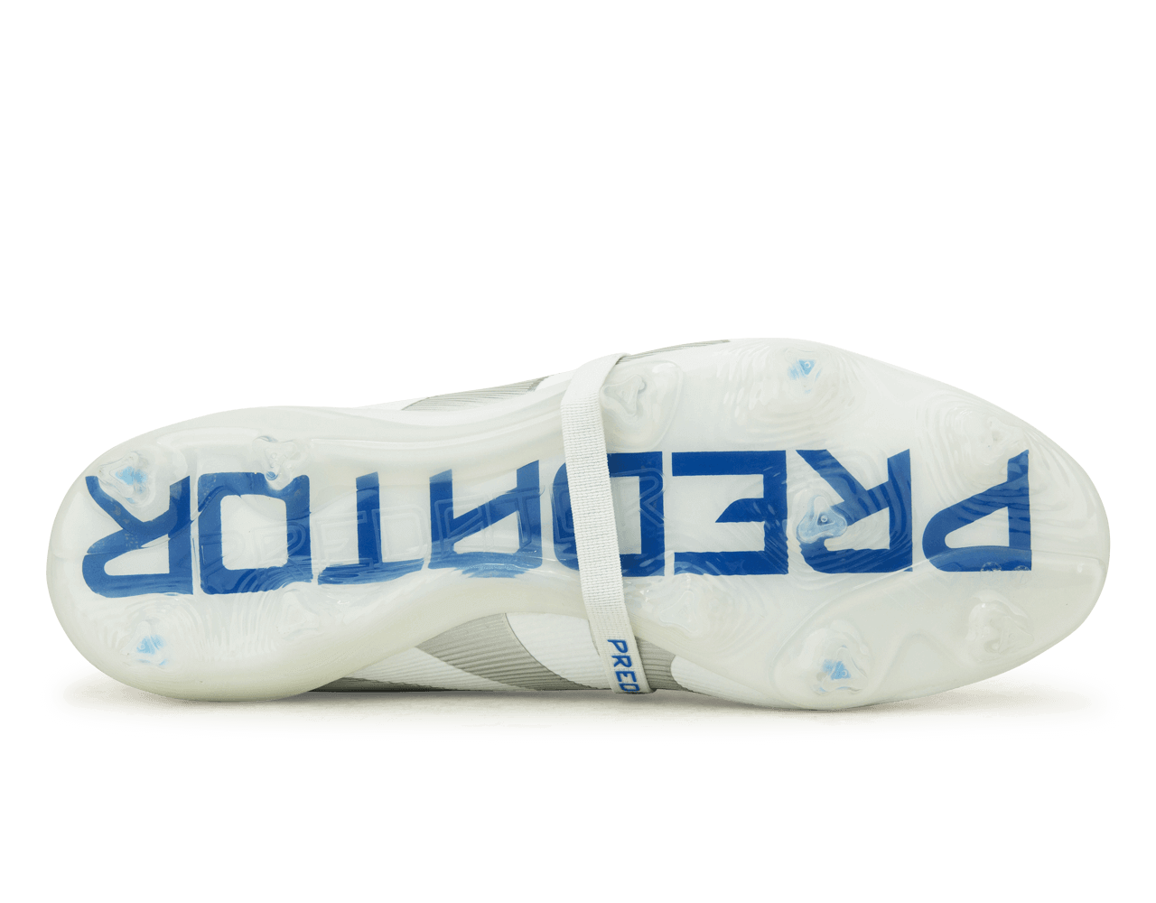 adidas Men's Predator Elite Foldover Tongue FG White/Silver/Royal、mySite、noshort