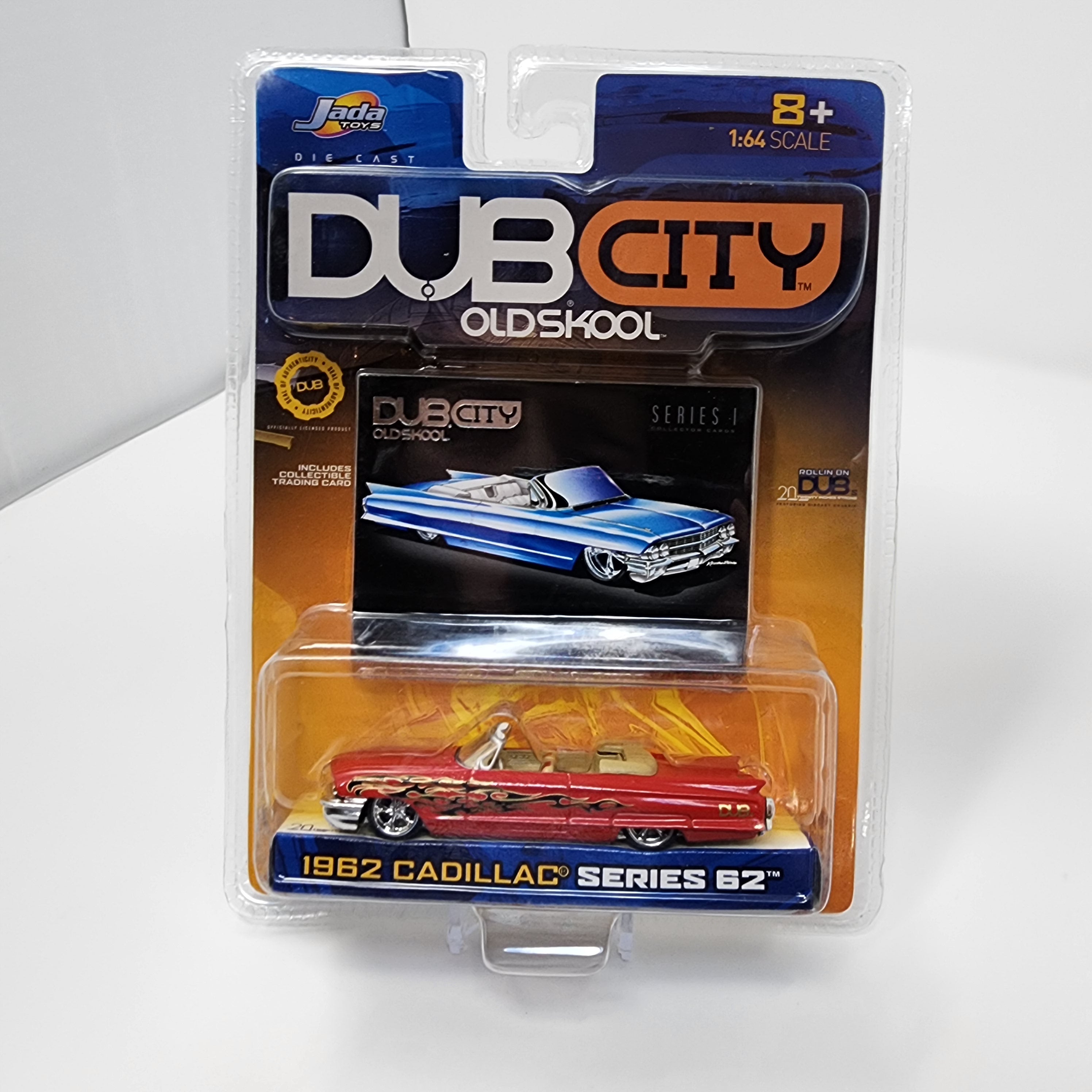 1962 Cadillac Series 62 * Red * Jada Toys 1:64 Scale Dub City Oldskool、mySite、hgirdovlk