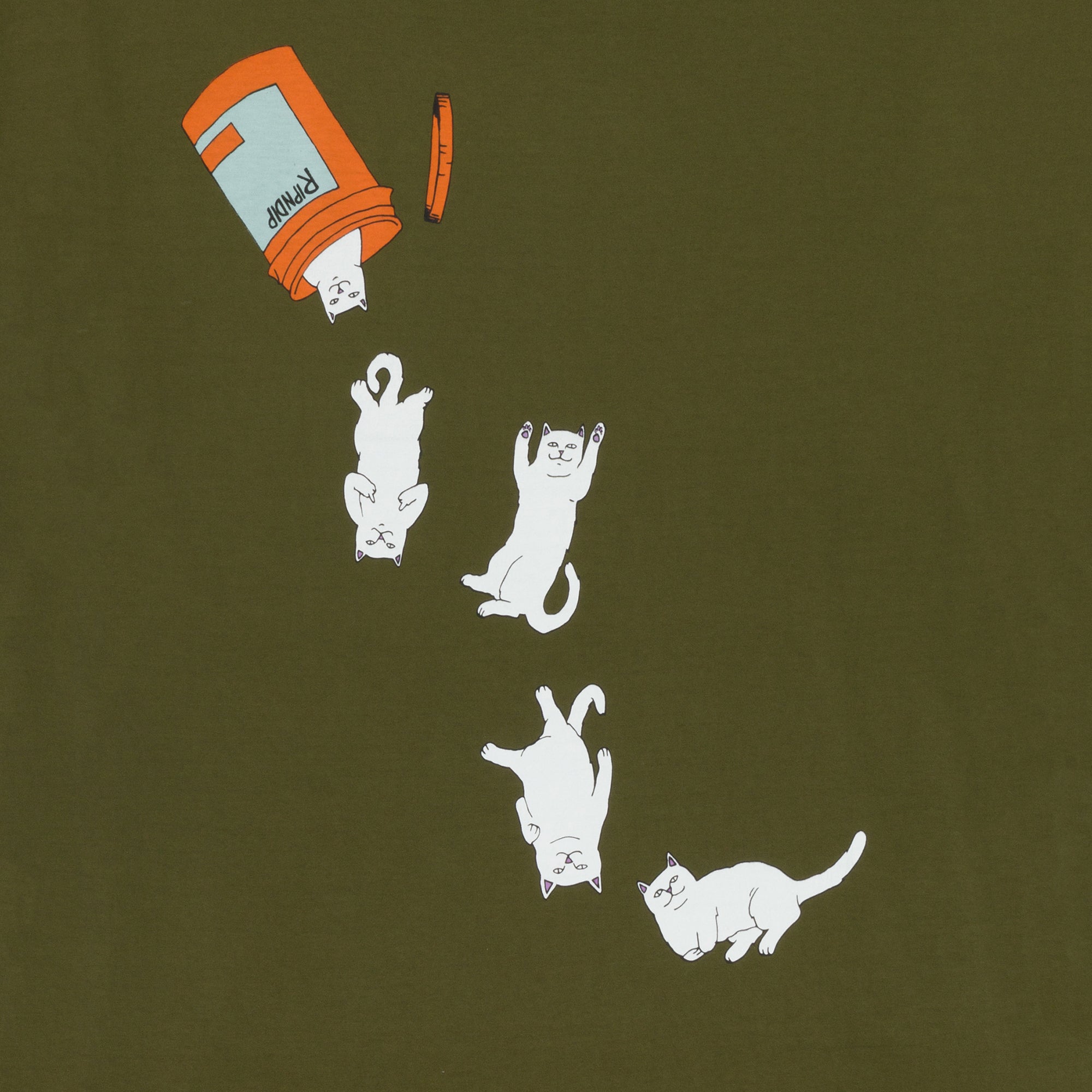  Nermal Pills Tee (Military Green)、mySite、merchandisen