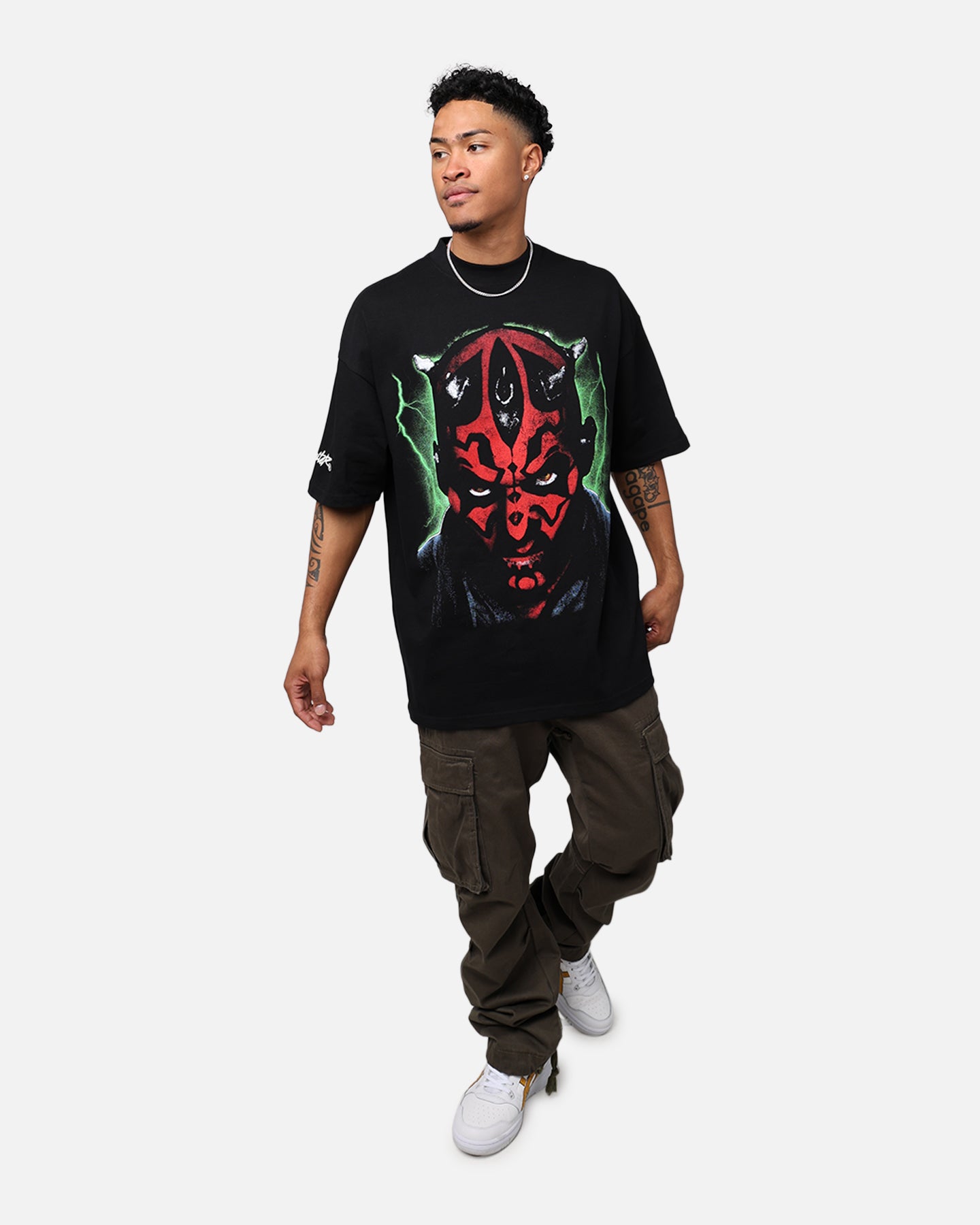 Star Wars Darth Maul T-Shirt Vintage Black、mySite、zt4zffjzw
