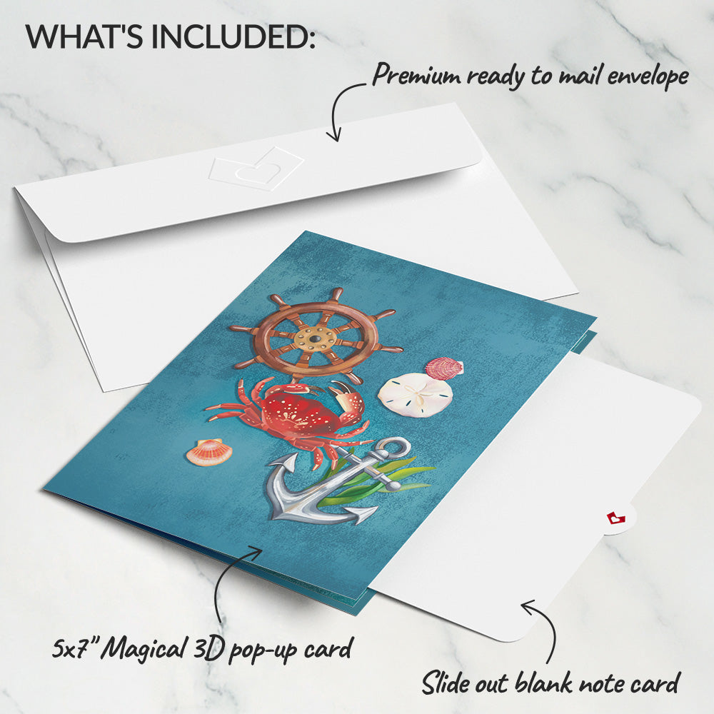 Coastal Lighthouse Pop-Up Card、mySite、solidvoid