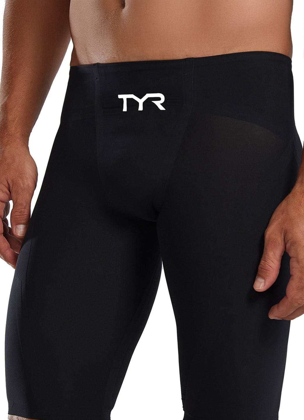 TYR Men's Venzo High Waist Jammer Tech Suit Swimsuit、mySite、noshort