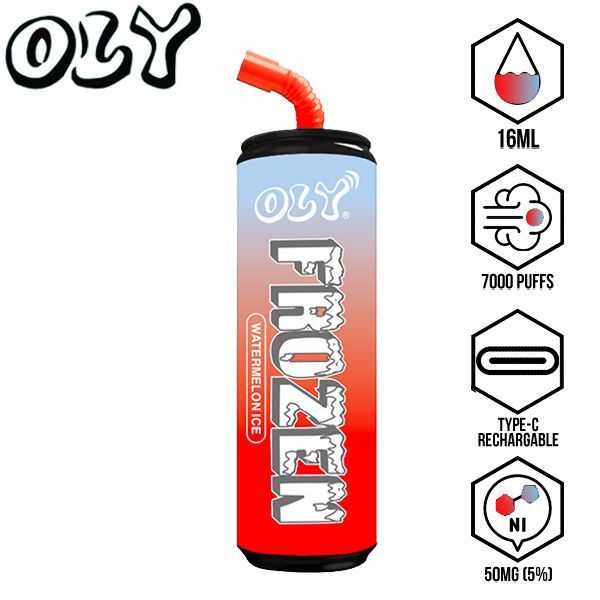 Oly Frozen 7000 Puffs Disposable Vape 10 Pack 16mL、mySite、zt4zffjzw