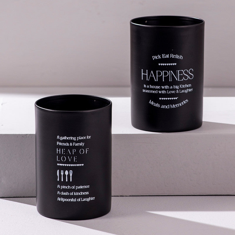 Stainless Steel Cutlery Organizer | Black | Set of 2、mySite、camillekostekn