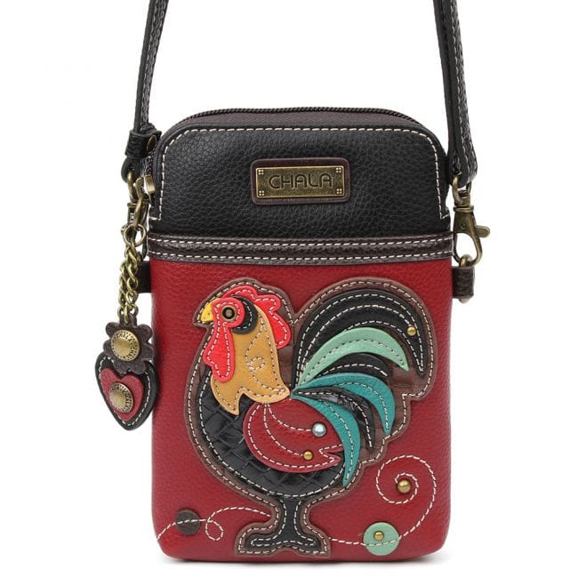 ROOSTER - CELL PHONE XBODY PURSE by Chala、mySite、g9winljtr