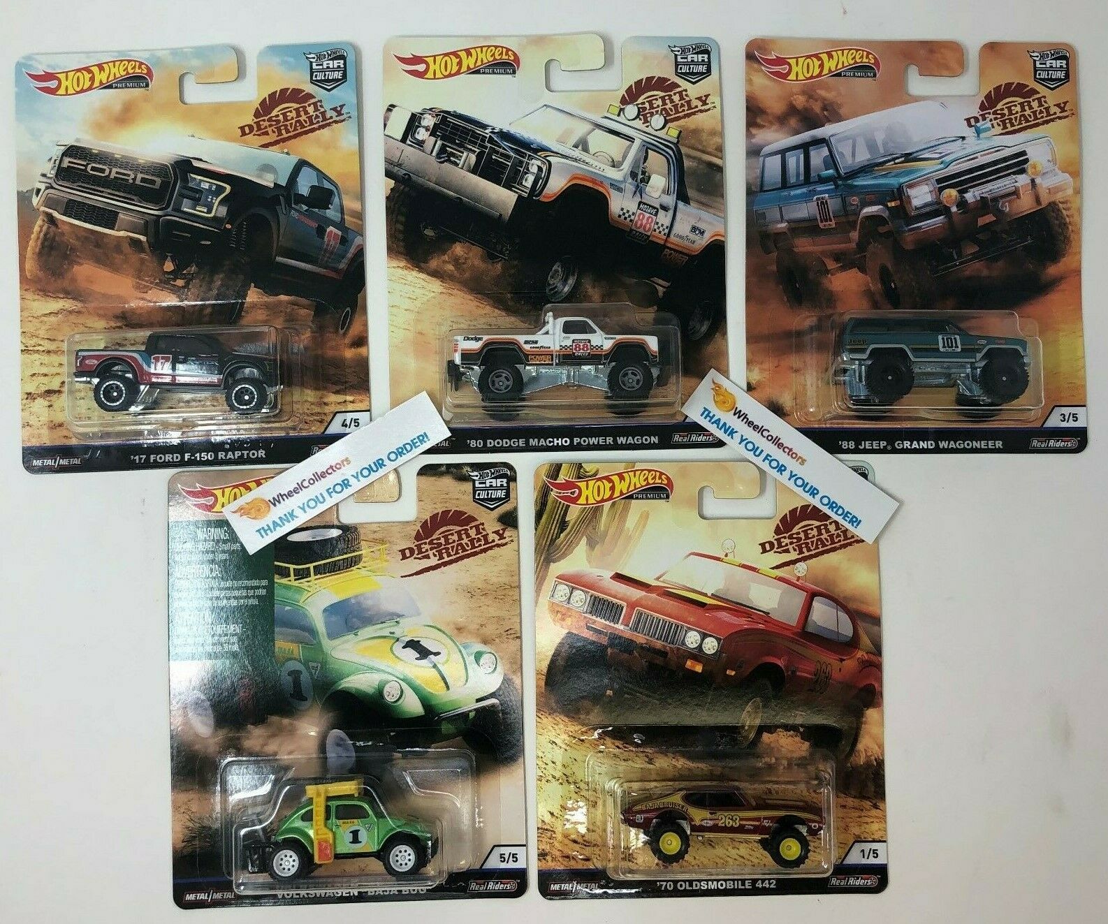 2019 Hot Wheels DESERT RALLY Car Culture 5 Car Set、mySite、hgirdovlk