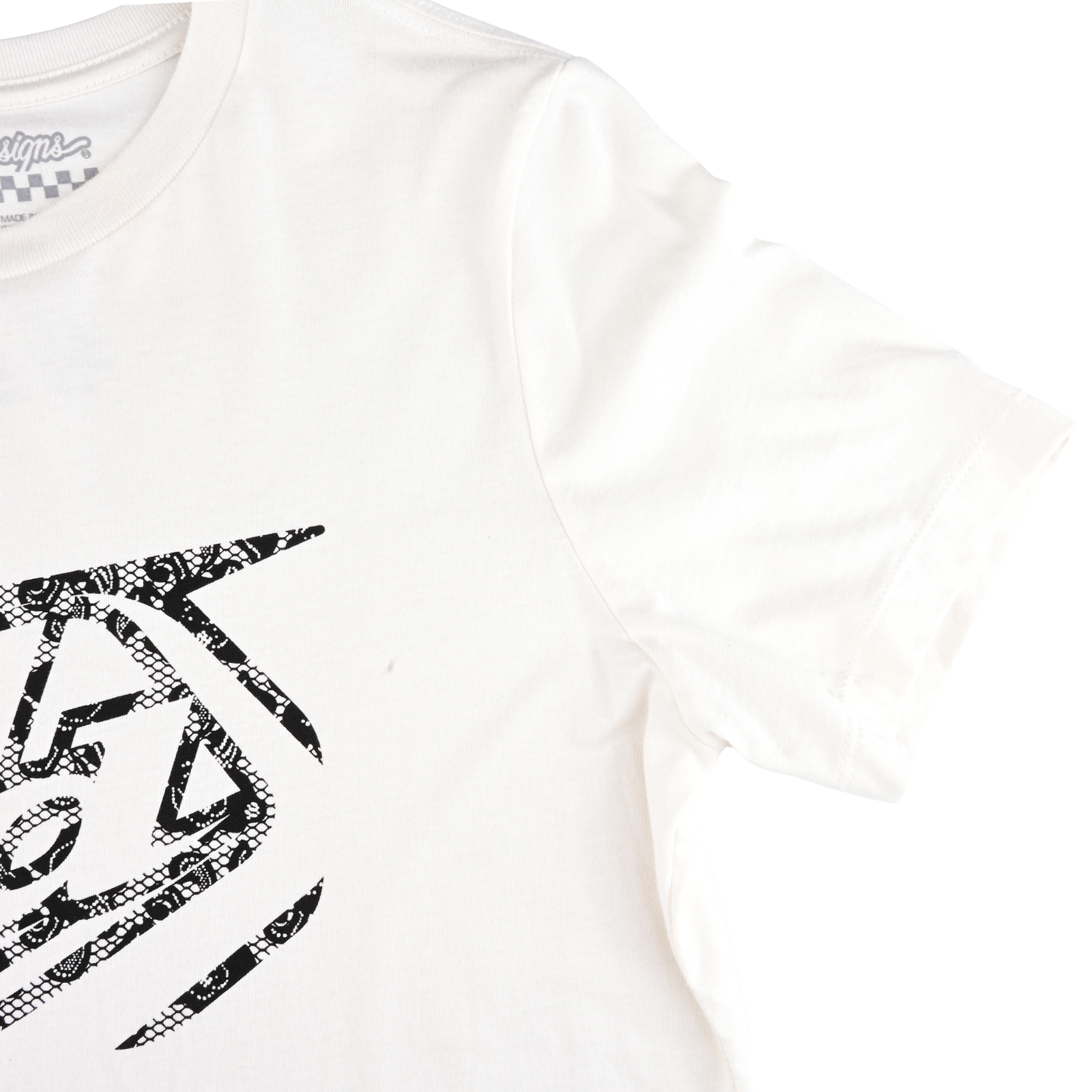 Wmns Short Sleeve Tee Cropped Badge Vintage White、mySite、dreamappss