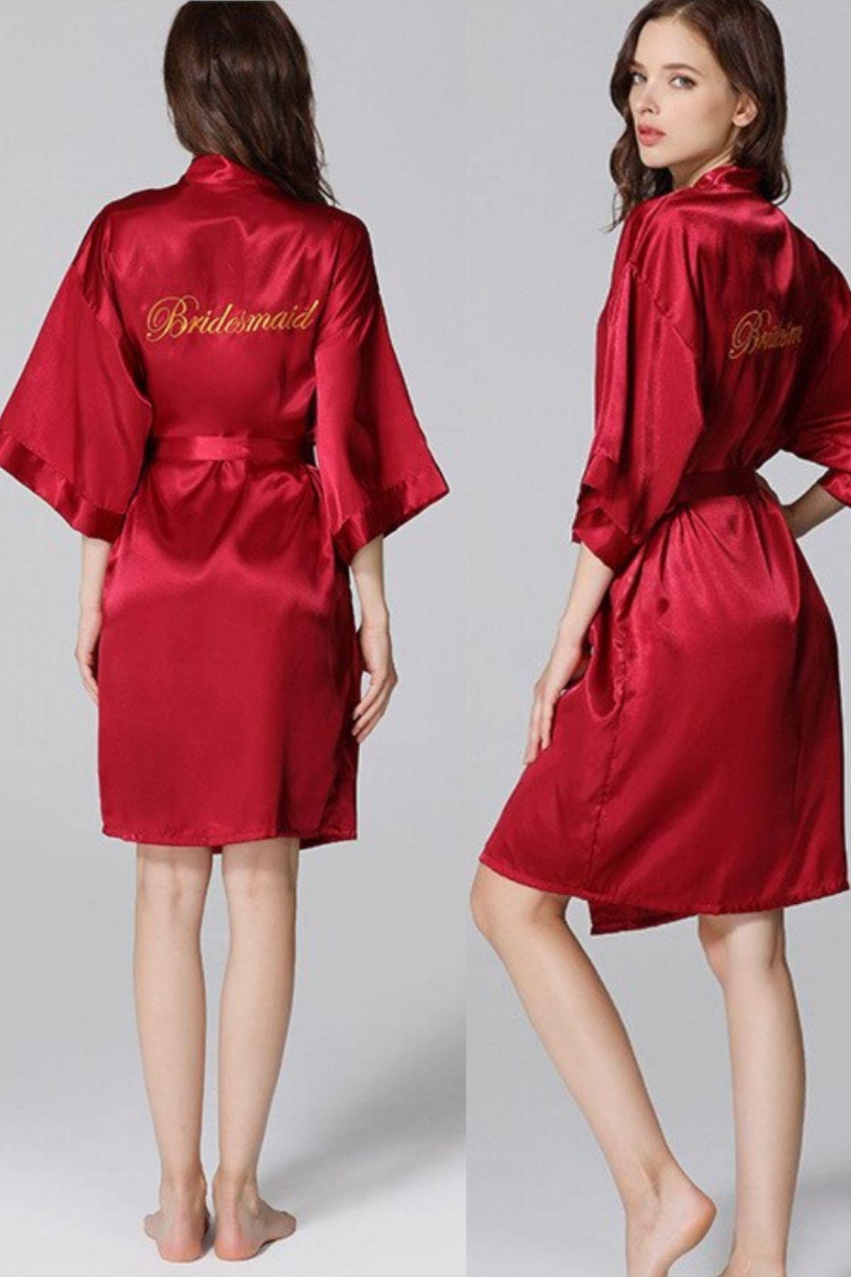  Bridesmaid & Bride Satin Robes、mySite、merchandisen