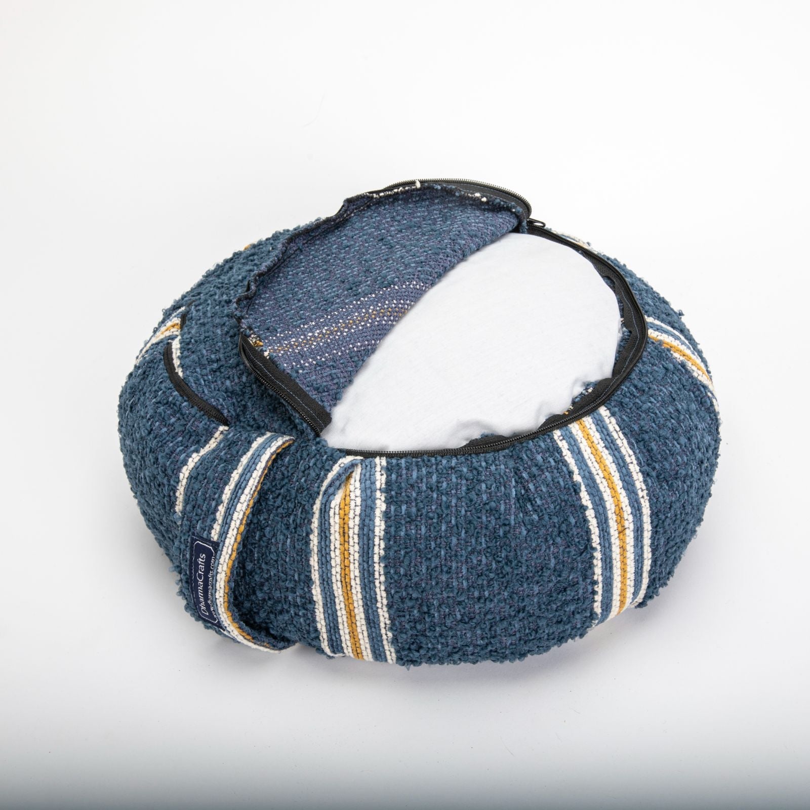 Theodore Stripe Buckwheat Hull Zafu - COVER ONLY、mySite、topwebapps