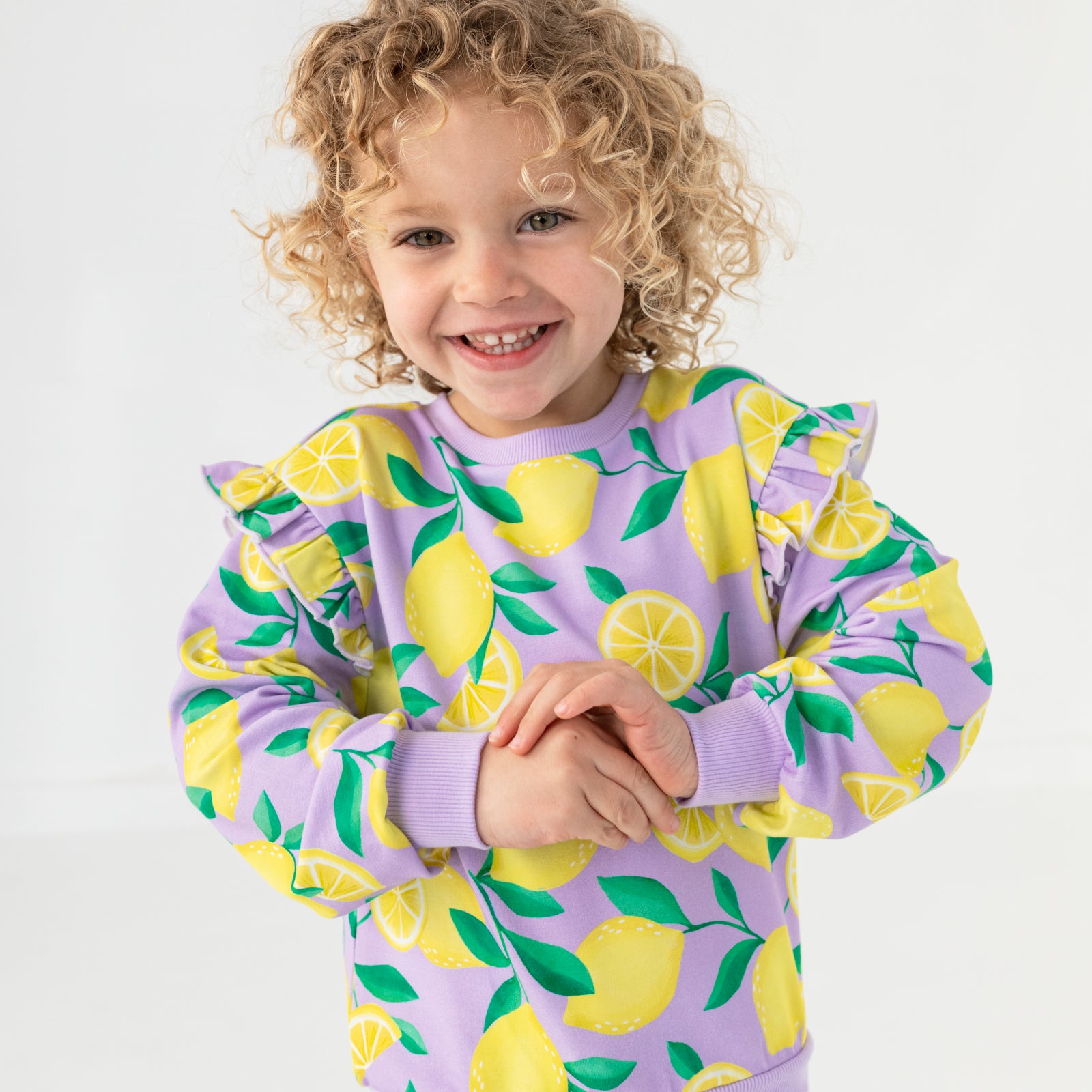  Lavender Sunny Citrus Flutter Crewneck、mySite、layawaytickets