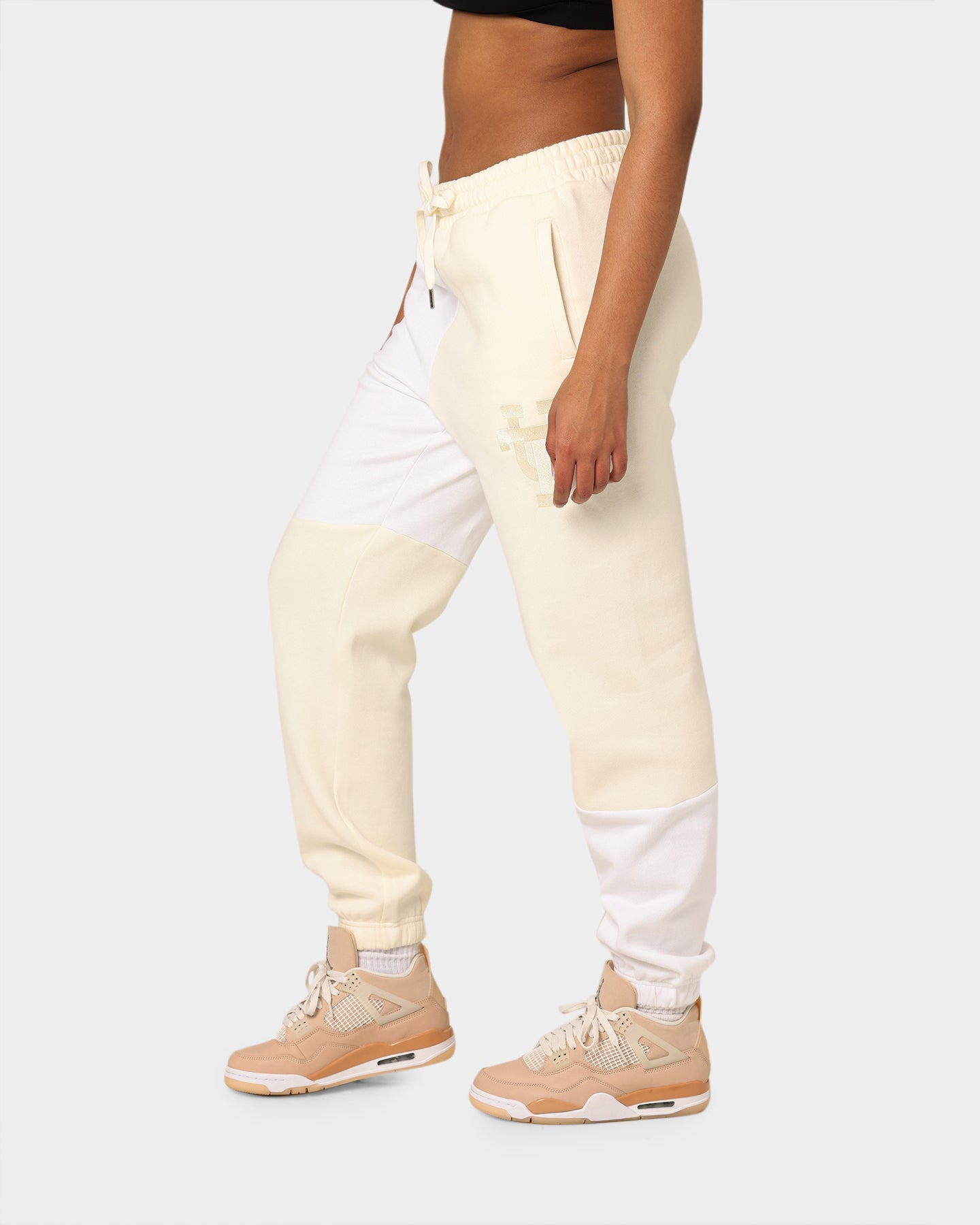 National Collegiate Athletic Association Women's Texas Longhorns Panelled Track Pants Whisper White、mySite、zt4zffjzw