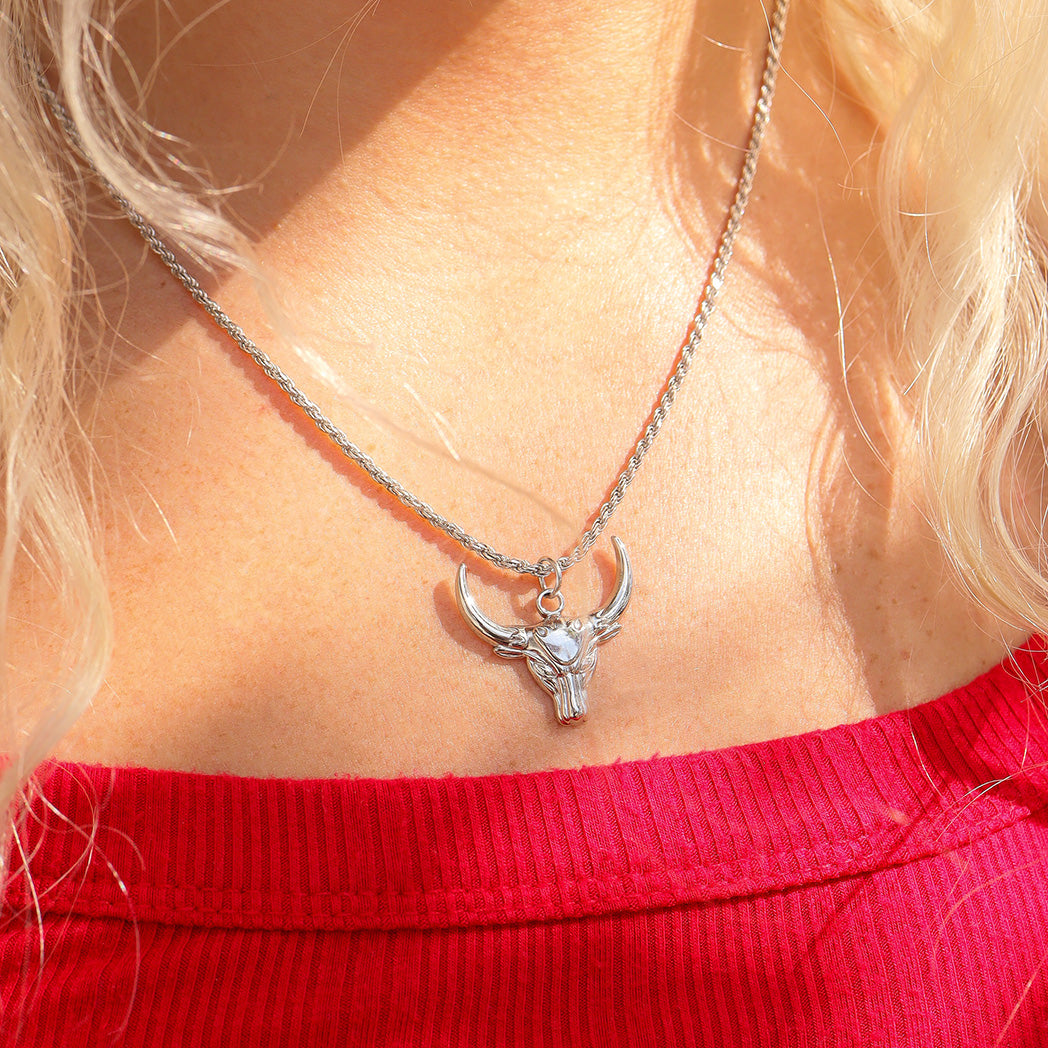 18K Gold PVD Stainless Steel Bull Charm / PDL0189、mySite、dreamappss