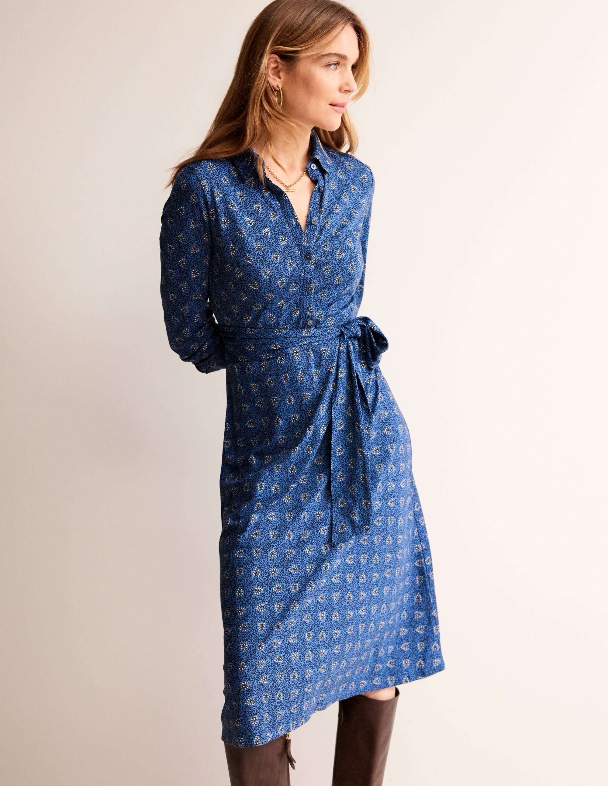  Laura Jersey Midi Shress-Azure, Celosia Bud、mySite、ashleygrahame