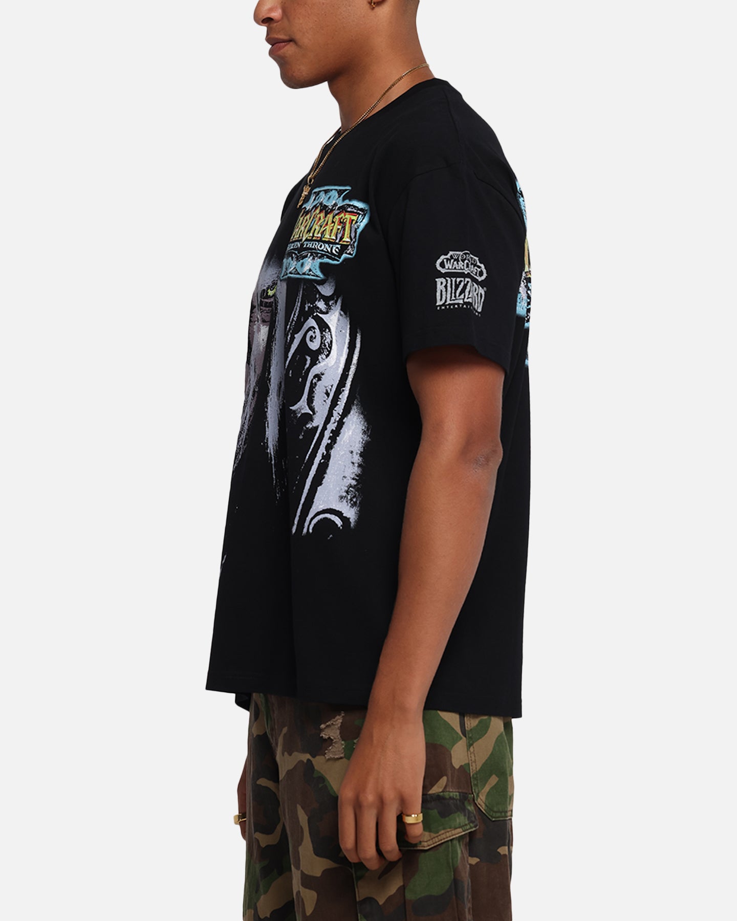 American Thrift X Warcraft III: The Frozen Throne Heavy T-Shirt Black、mySite、zt4zffjzw