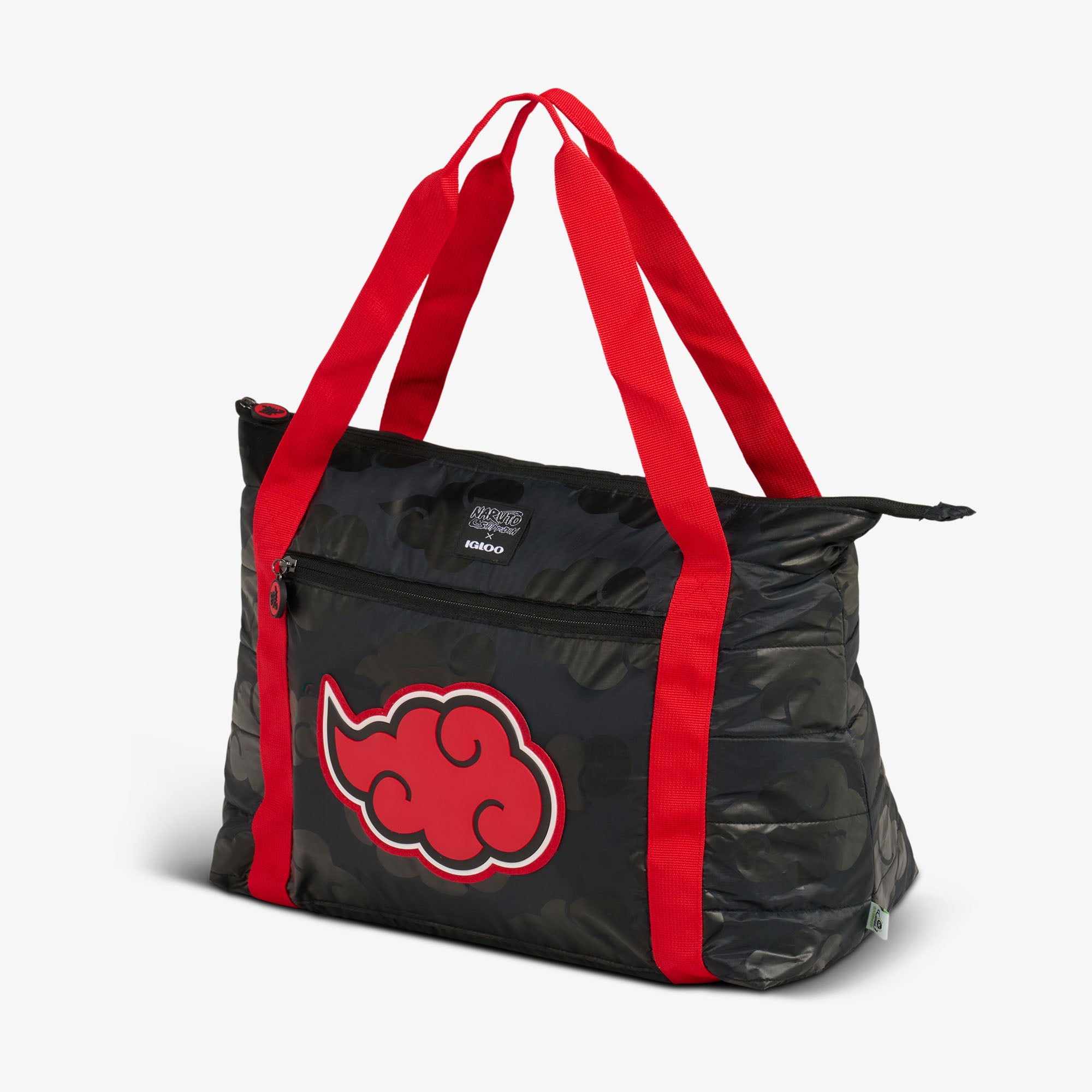 NARUTO SHIPPUDEN Akatsuki Packable Puffer 20-Can Cooler Bag、mySite、noshort