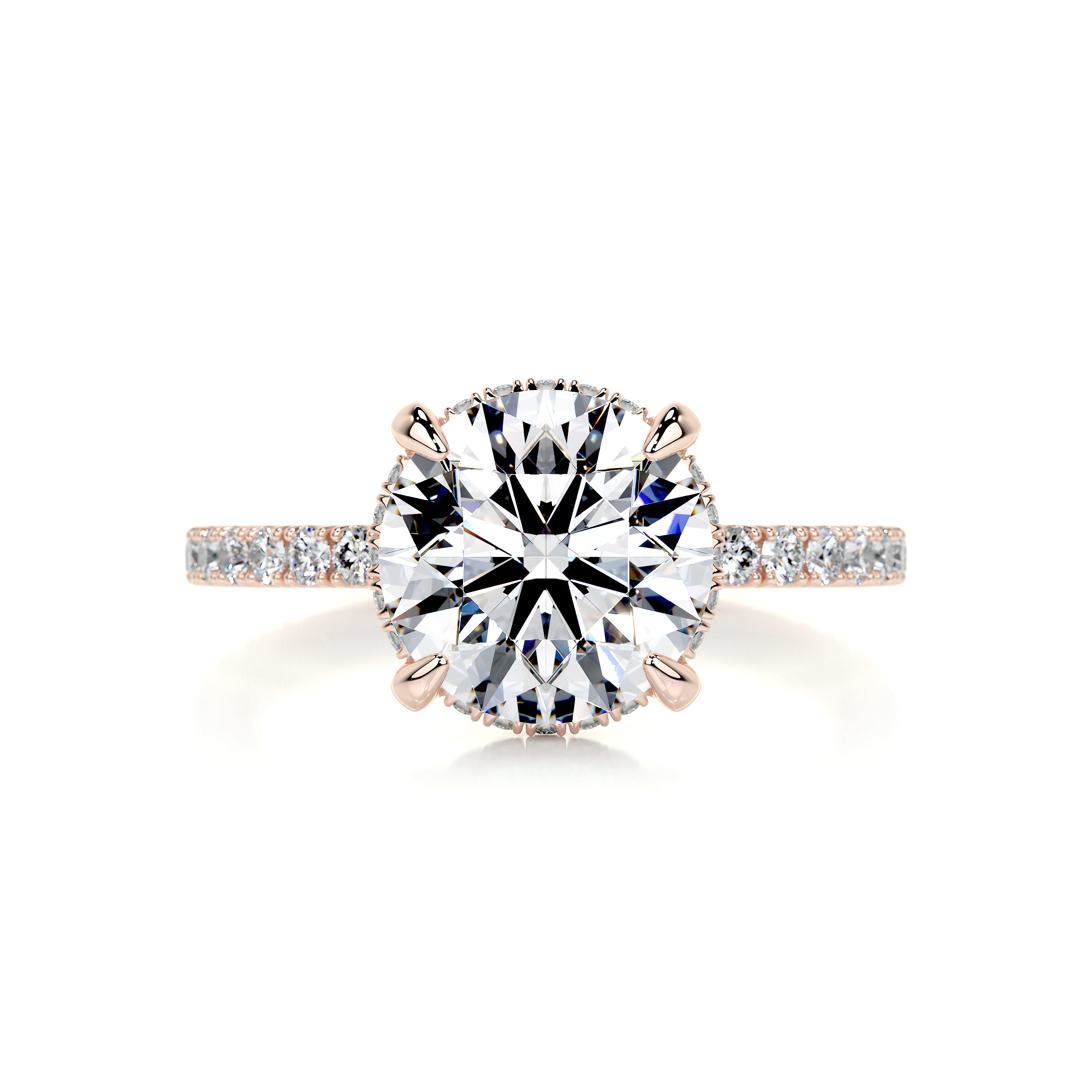 Valeria Diamond Engagement Ring -14K Rose Gold、mySite、hinf8tx79