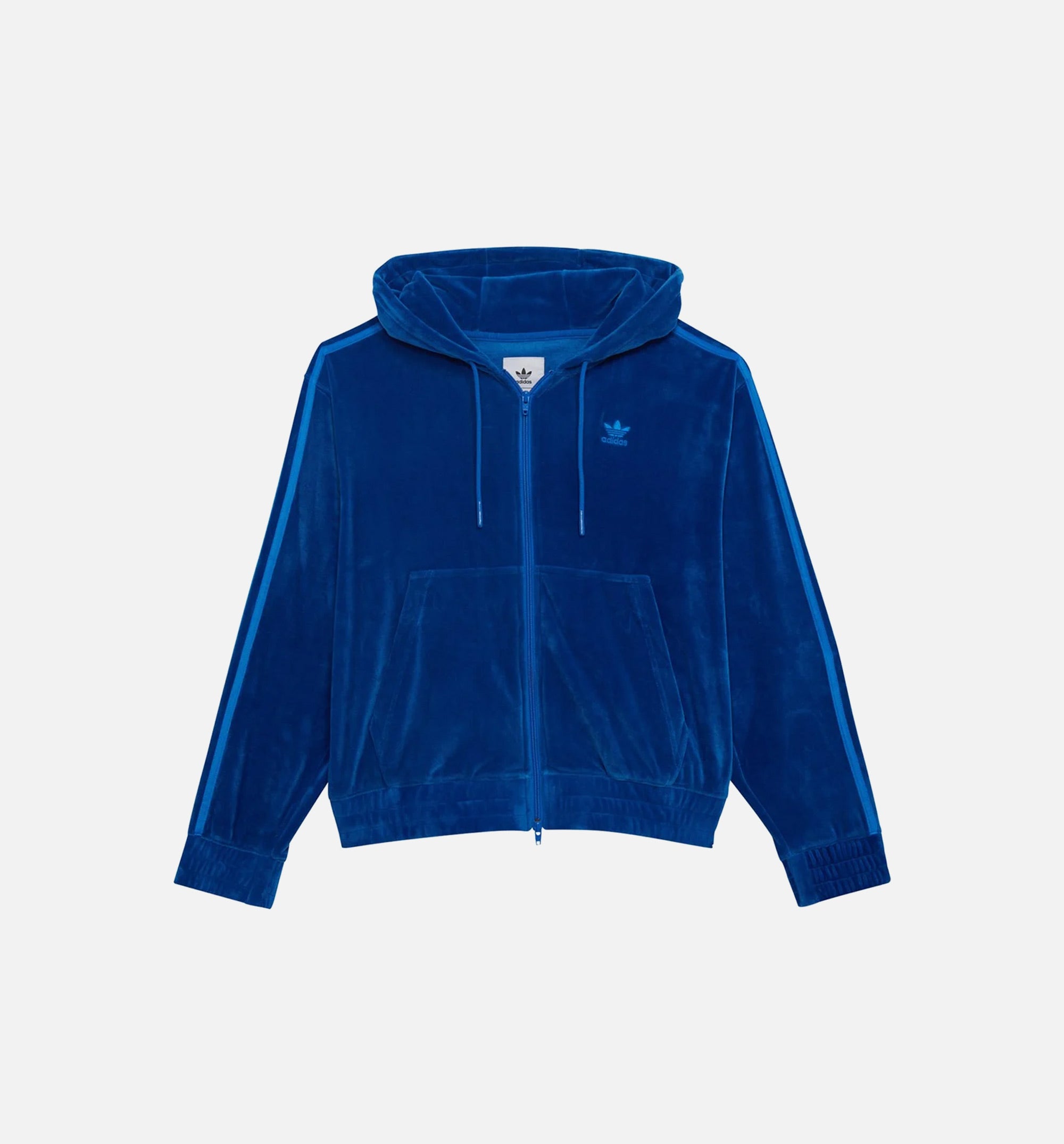 Jeremy Scott Velour Full Zip Hoodie Mens Jacket - Blue、mySite、dreamappss
