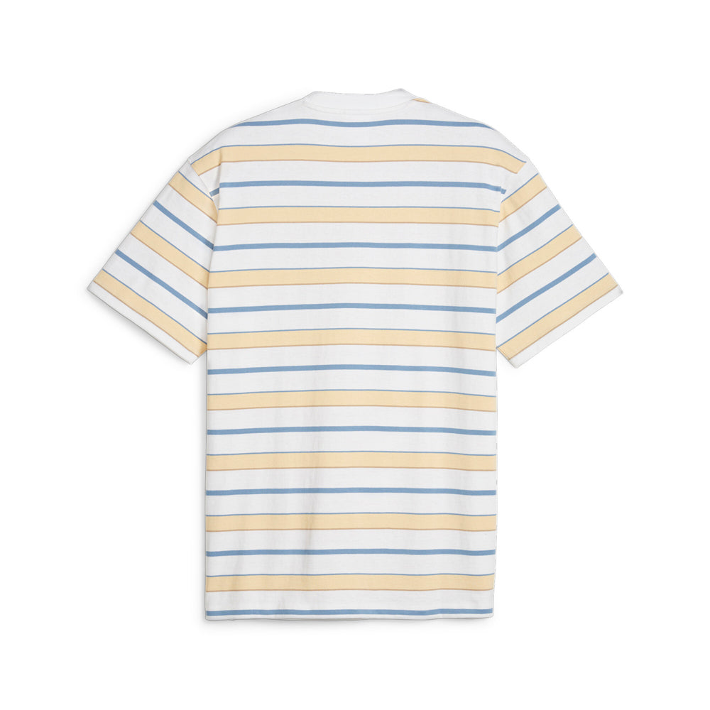 Made With Quality Striped Crew Neck Short Sleeve T-Shirt、mySite、gtrtttuynbv