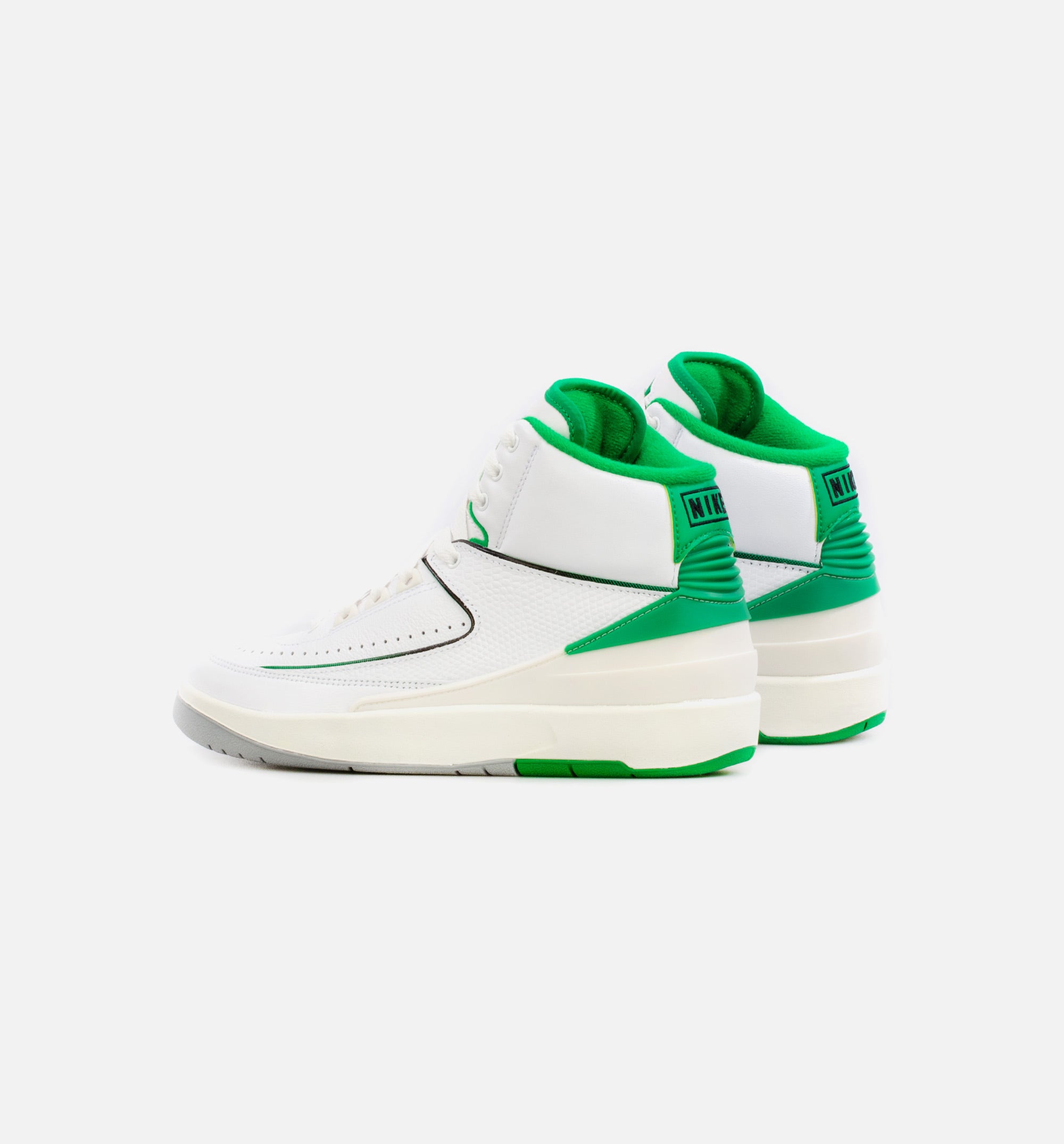 Air Jordan 2 Retro Lucky Green Grade School Lifestyle Shoe - White/Green、mySite、dreamappss
