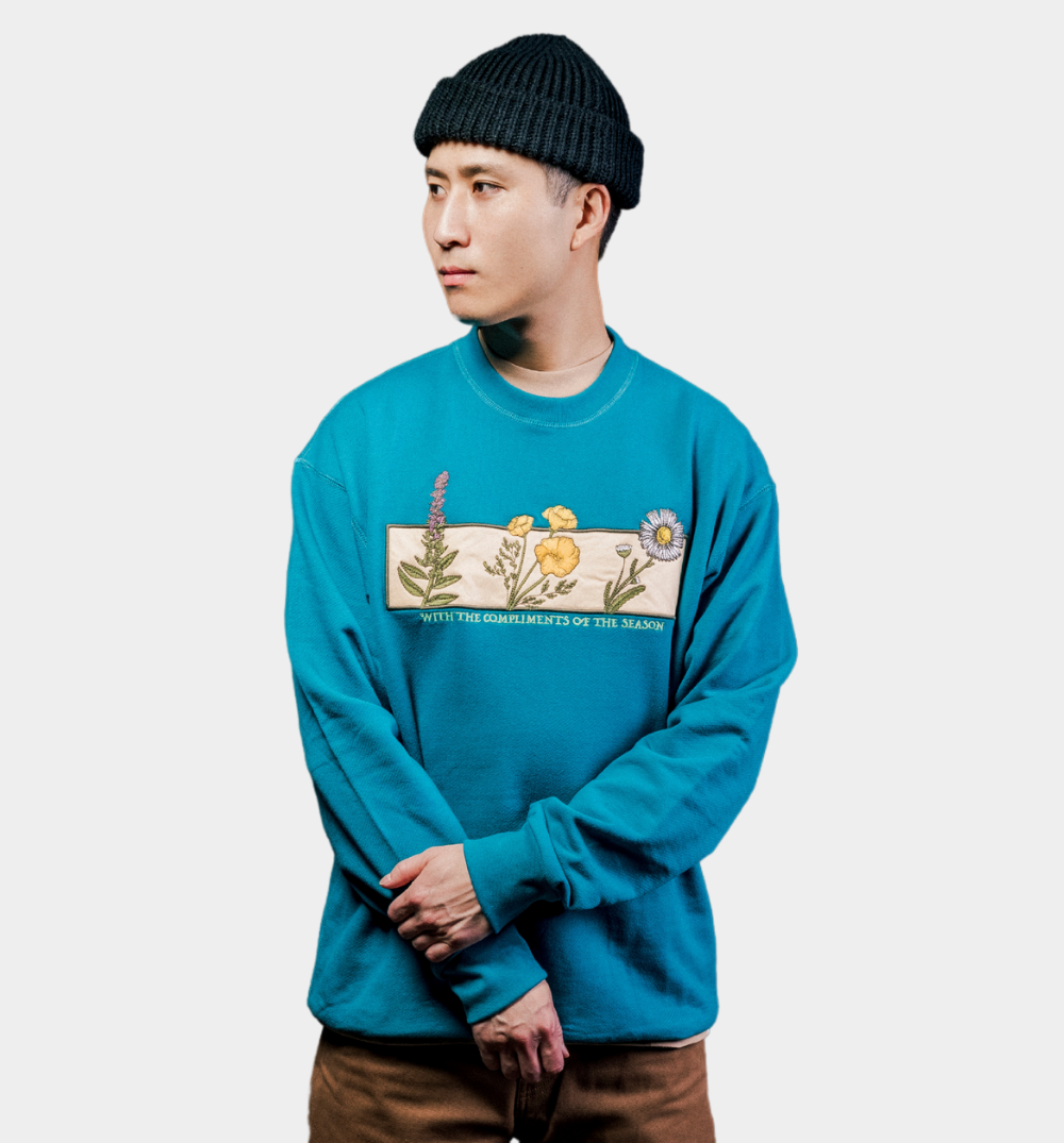 Poppy Crew Mens Crew - Teal、mySite、dreamappss