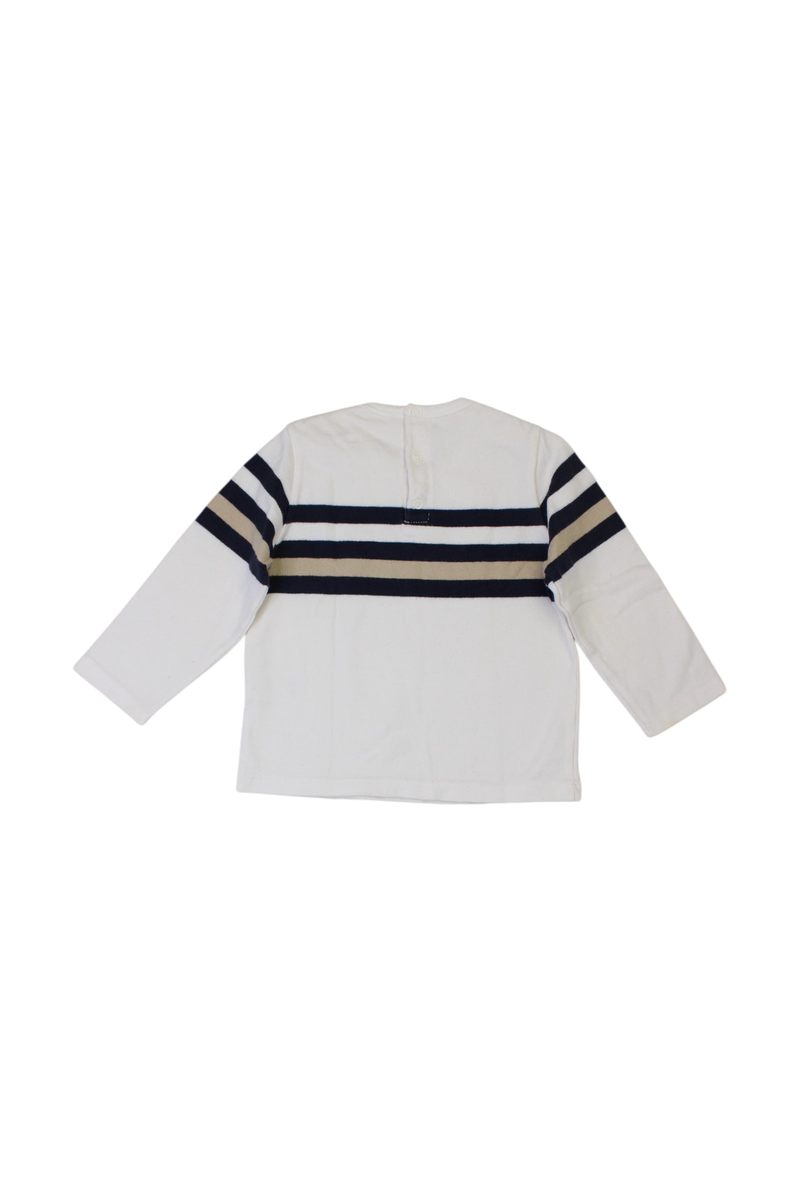 Petit Bateau Striped Long Sleeve Shirt 12-18M、mySite、g9winljtr