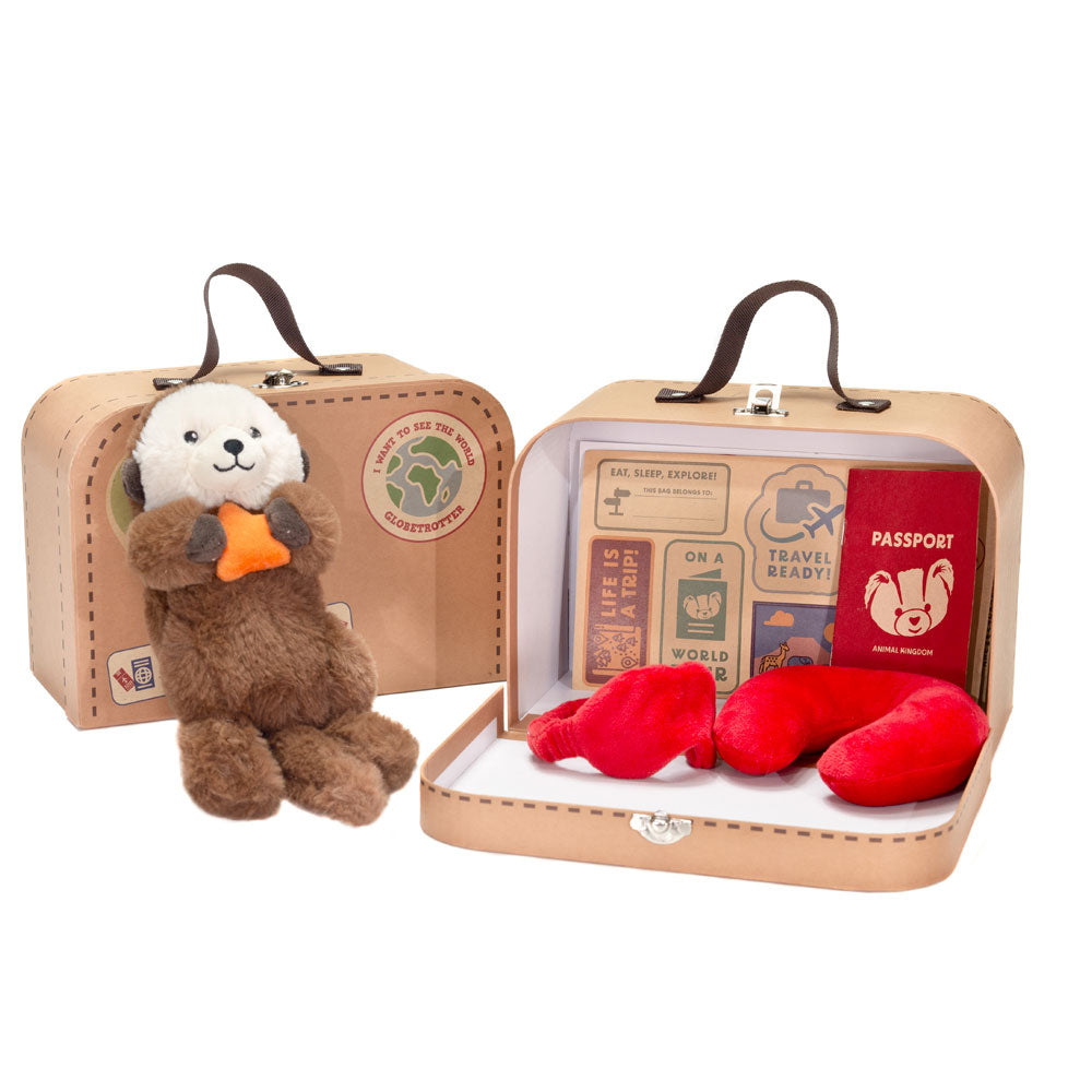 Lil Explorers Sea Otter Travel Case、mySite、g9winljtr