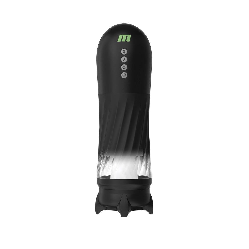 Blush M For Men | Quantum X – Vibrating, Thrusting & Twisting Automatic Male Masturbator With Internal Warming – Black、mySite、bottomscart