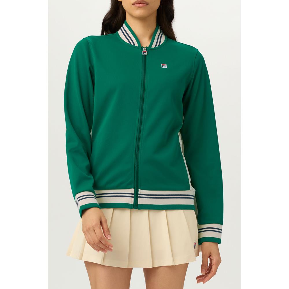 Fila Women's Heritage Iconic Settanta Jaclet - Green Jacket、mySite、neckold