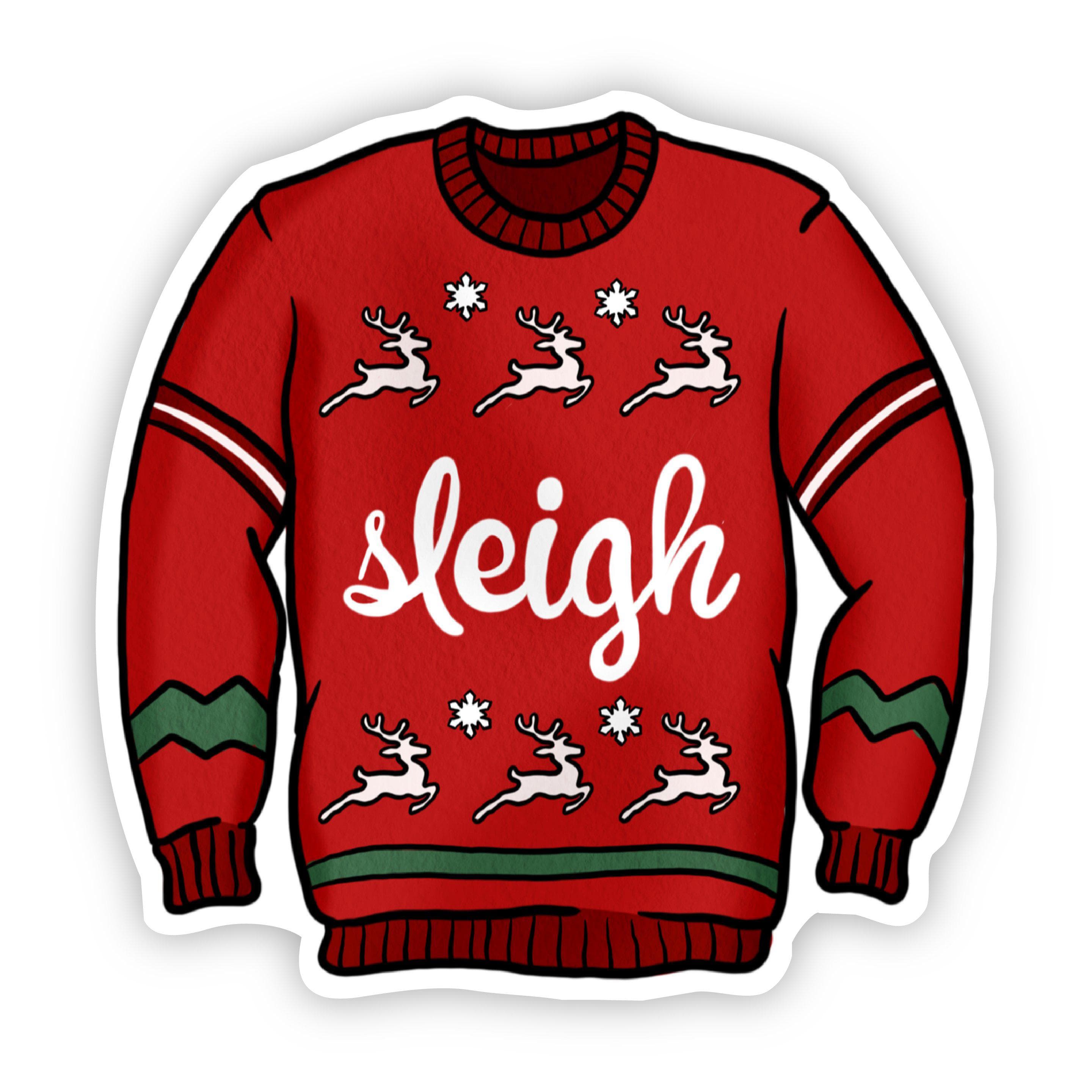  Sleigh Sweater Sticker、mySite、elrpsem3k