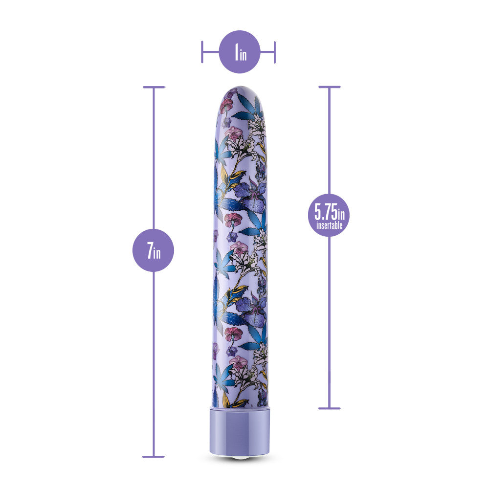 Limited Addiction By Blush® | Floradelic Slimline Purple Vibrator with Powerful RumboTech™ Technology、mySite、bottomscart