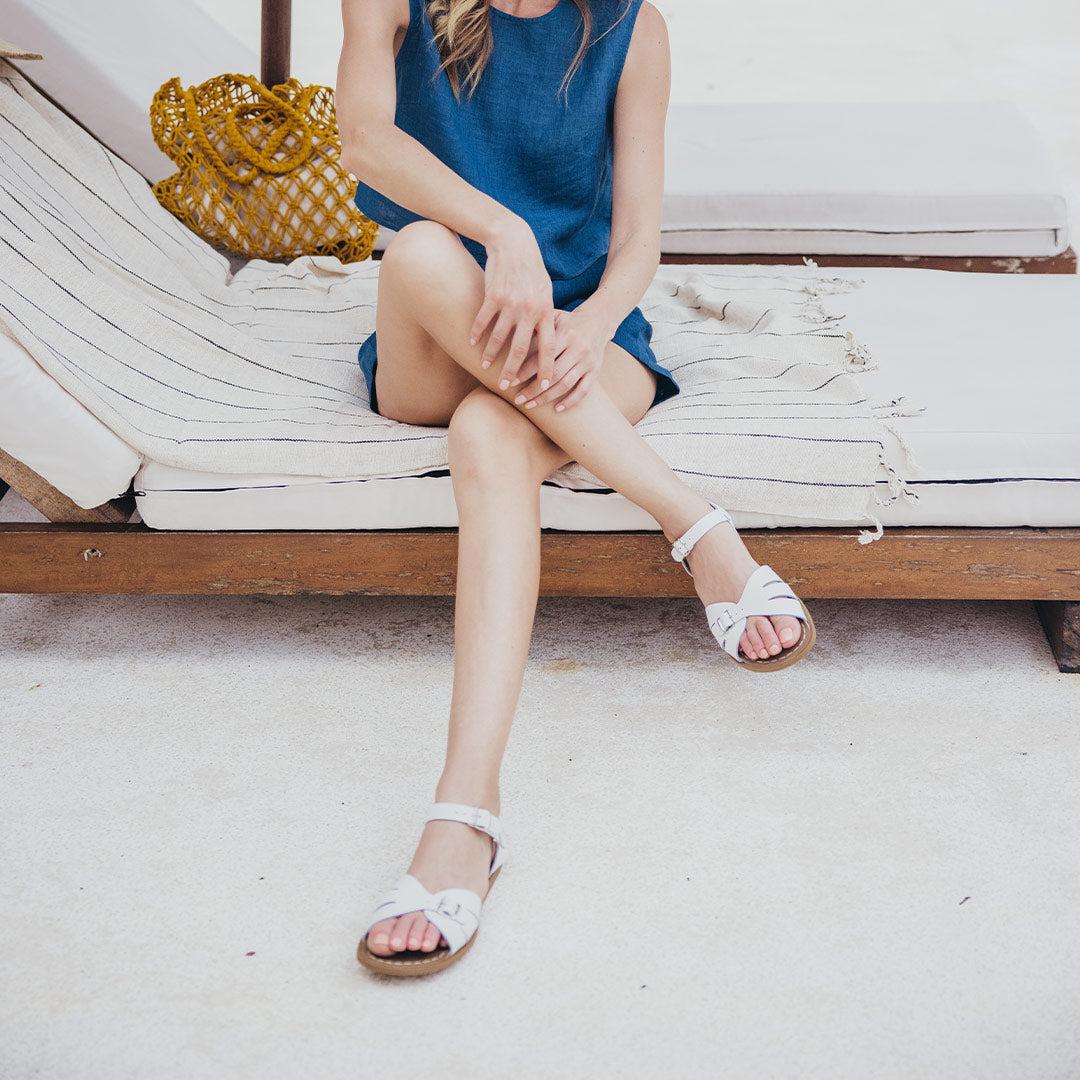  Salt-Water Women's Sandals - Classic - White、mySite、merchandisen