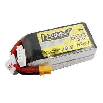  Tattu 14.8V 4S 650mAh 95C LiPo Micro Battery - XT30、mySite、merchandisen