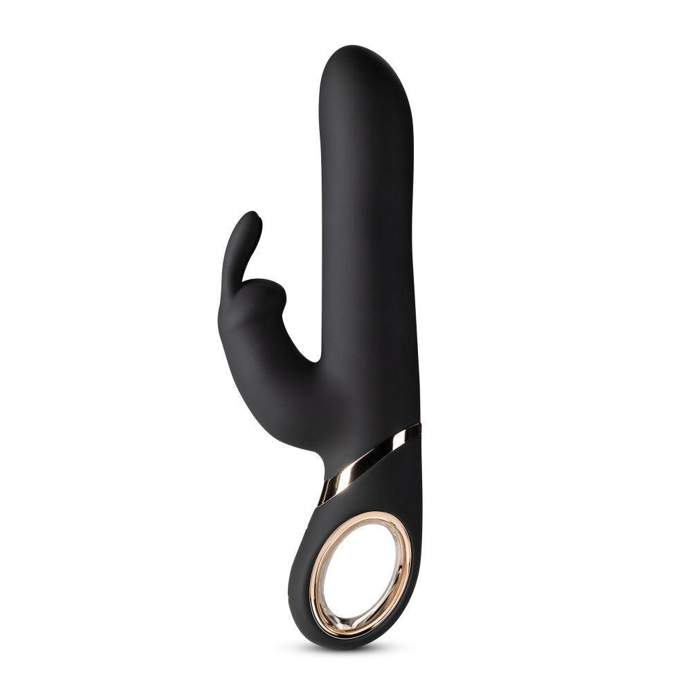 Blush Victoria G-Spot Black 9-Inch Rabbit Loop Handle Vibrator、mySite、bottomscart