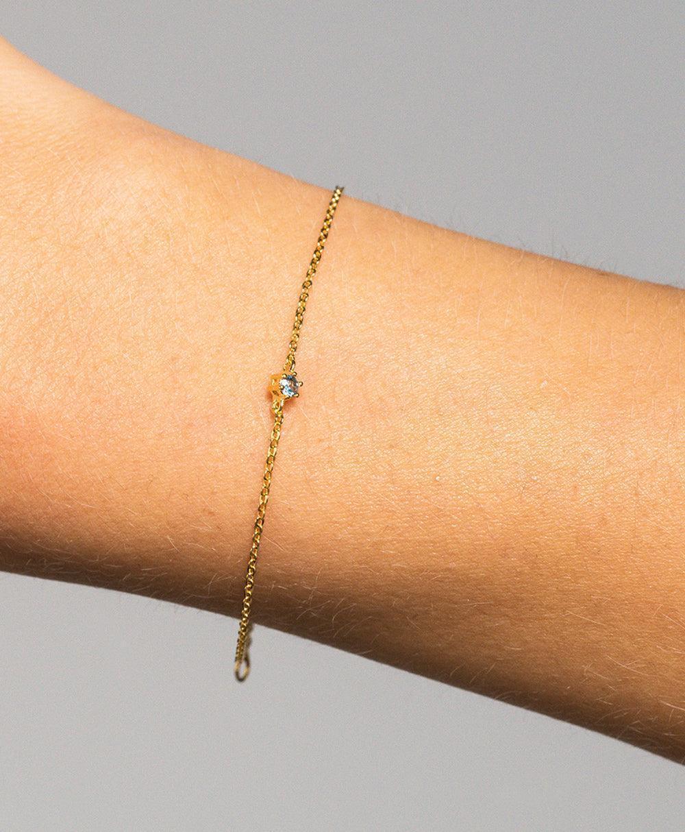 Rosa Bracelet Blue 18ct Gold Plated、mySite、botmansion