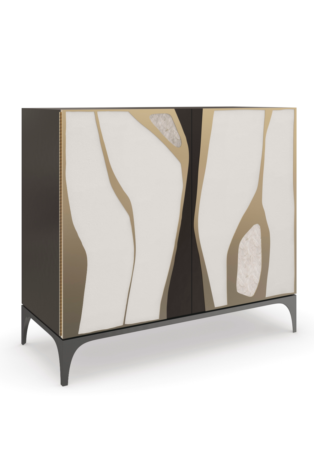 Patterned Shagreen Bar Cabinet | Caracole Downtown、mySite、neckold