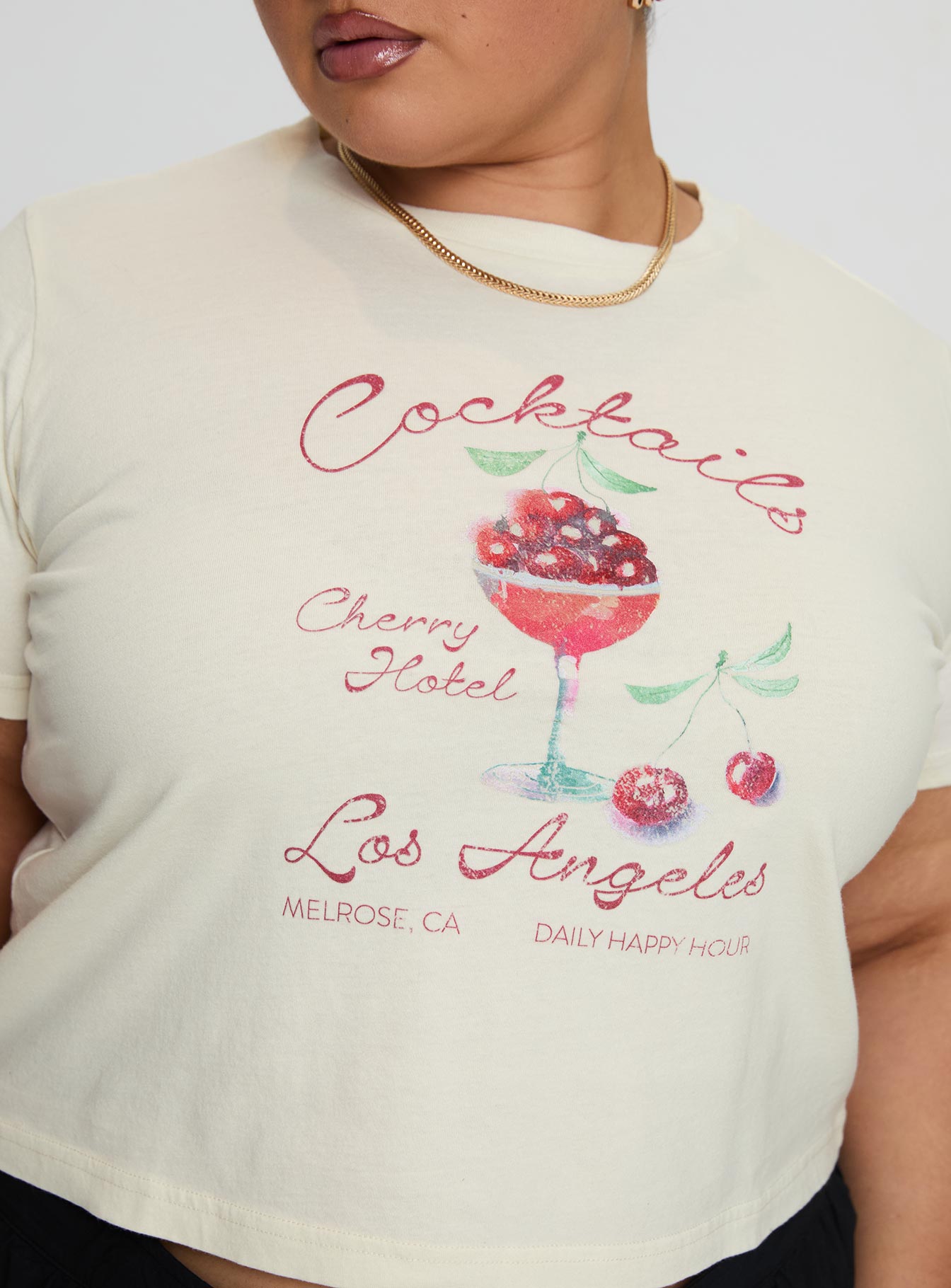 Cherry Cocktails Tee Cream Curve、mySite、solidvoid